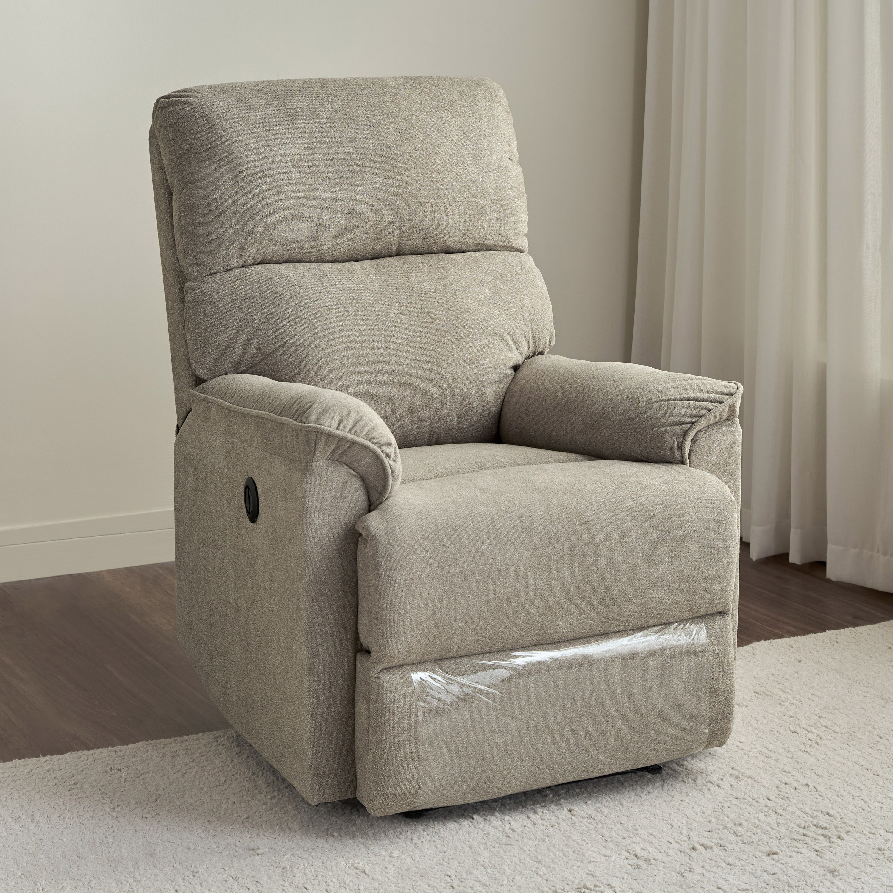 كرسي استرخاء كهربائي قماش - آرون-furniture-sofaandseating-recliners-image-1