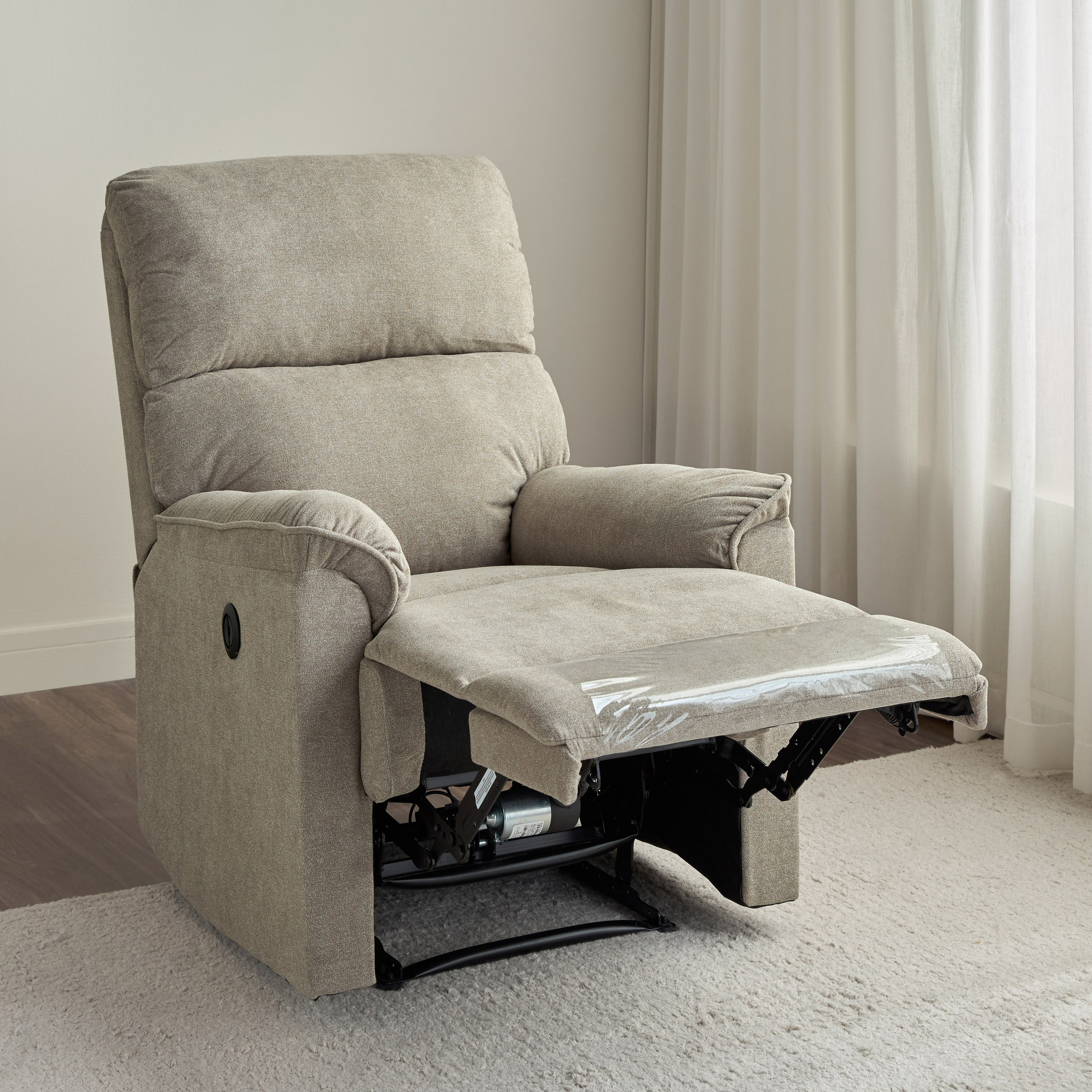 كرسي استرخاء كهربائي قماش - آرون-furniture-sofaandseating-recliners-image-3