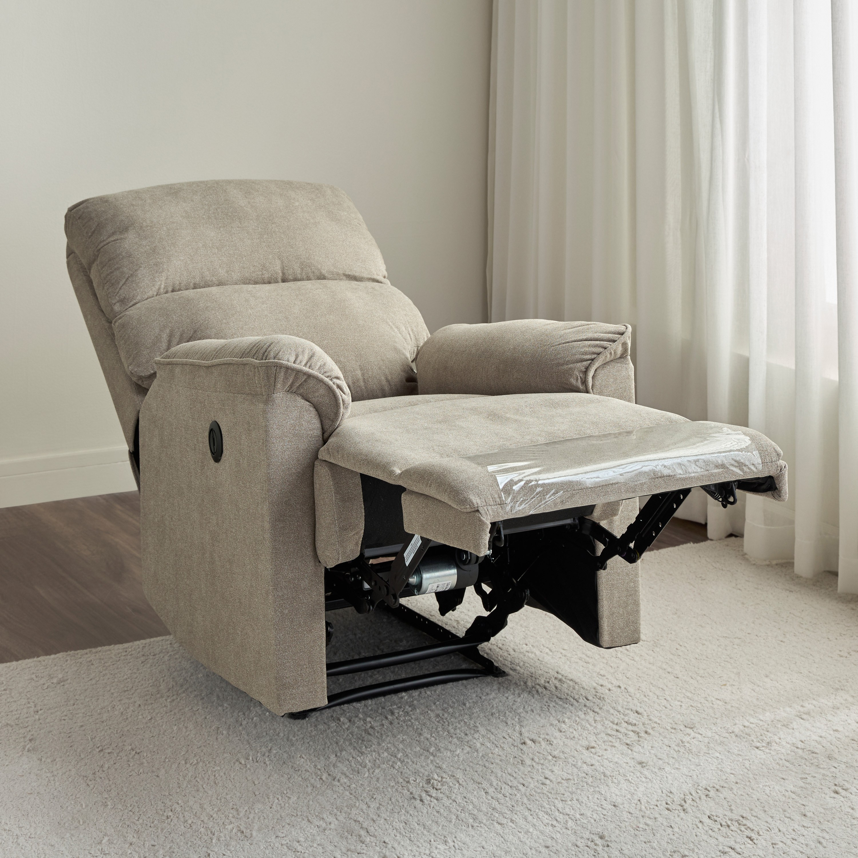 كرسي استرخاء كهربائي قماش - آرون-furniture-sofaandseating-recliners-image-4