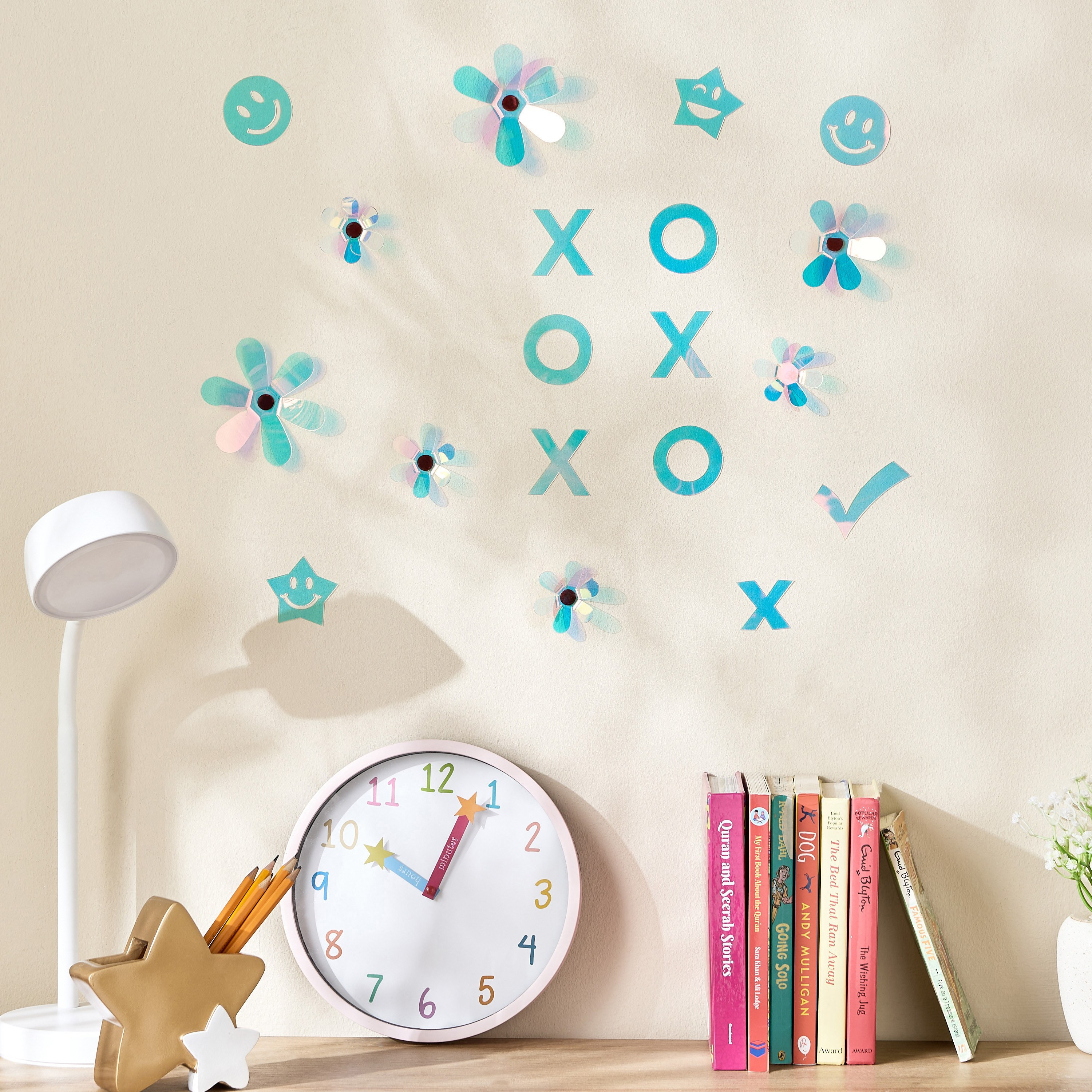 XOXO 6-Piece Acrylic Wall Sticker Set-babyandkids-decorandlighting-decor-wallart-image-3