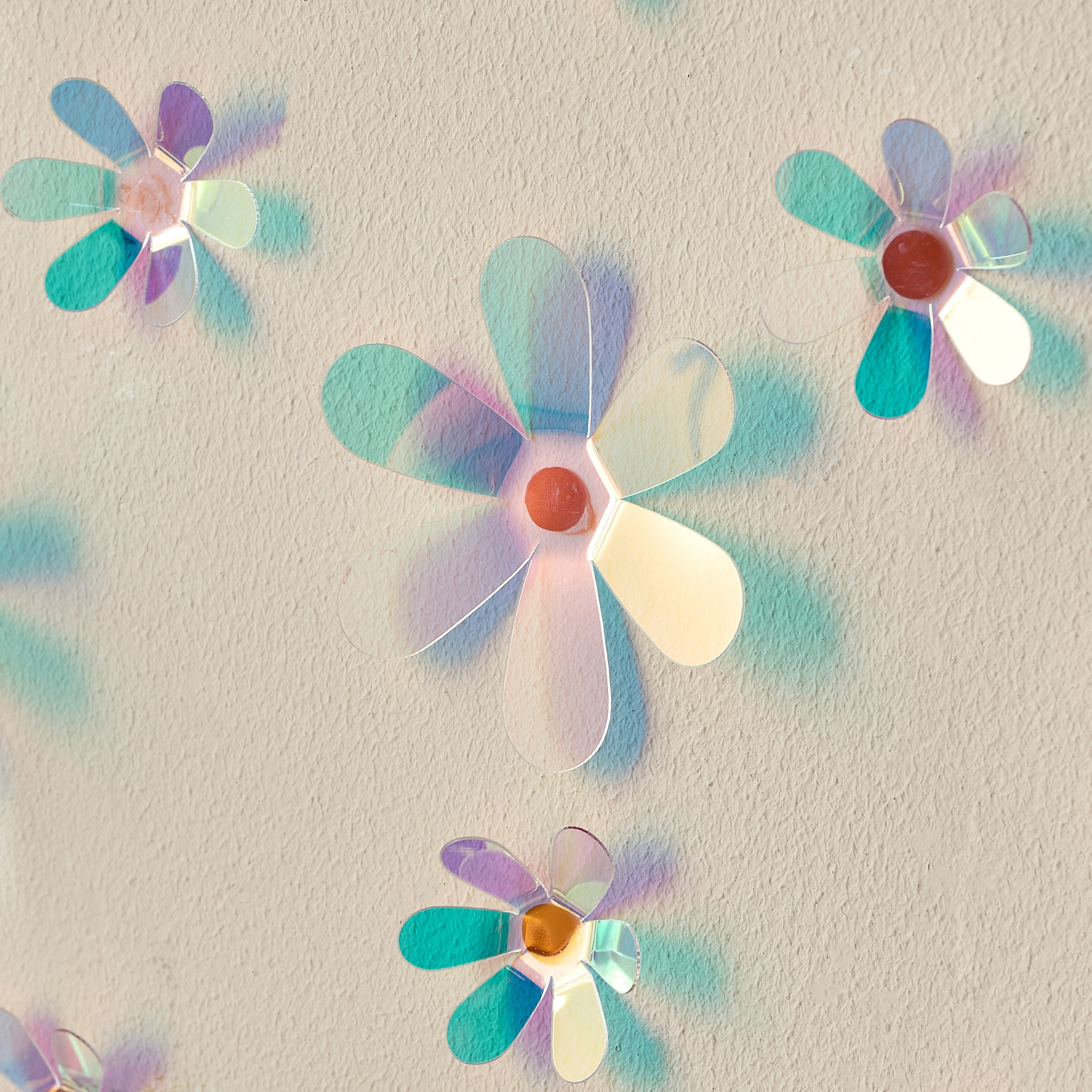 ملصقات حائط أكريليك بتصميم زهور ثلاثية الأبعاد-babyandkids-decorandlighting-decor-wallart-image-2