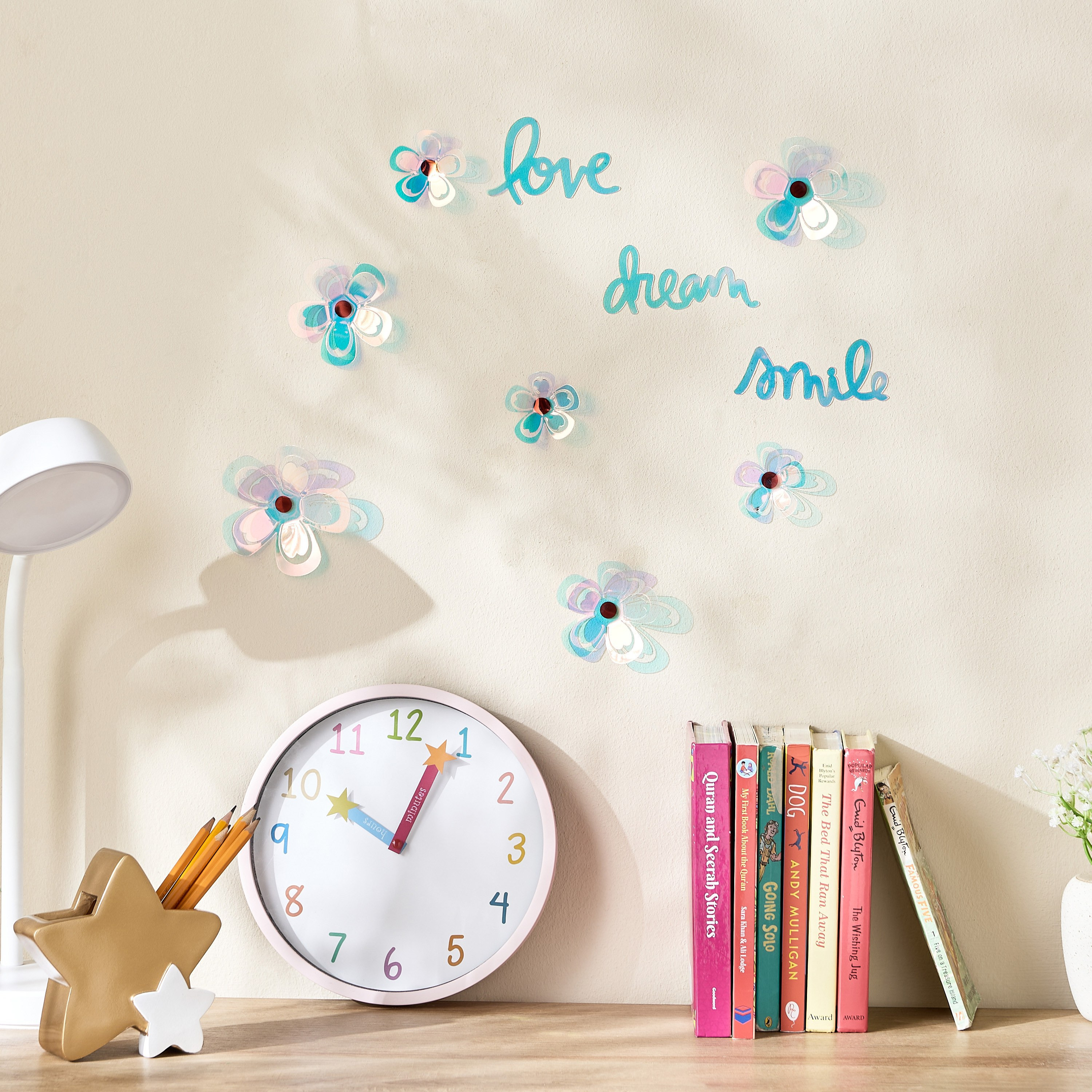 ملصقات حائط أكريليك بتصميم زهور ثلاثية الأبعاد-babyandkids-decorandlighting-decor-wallart-image-3