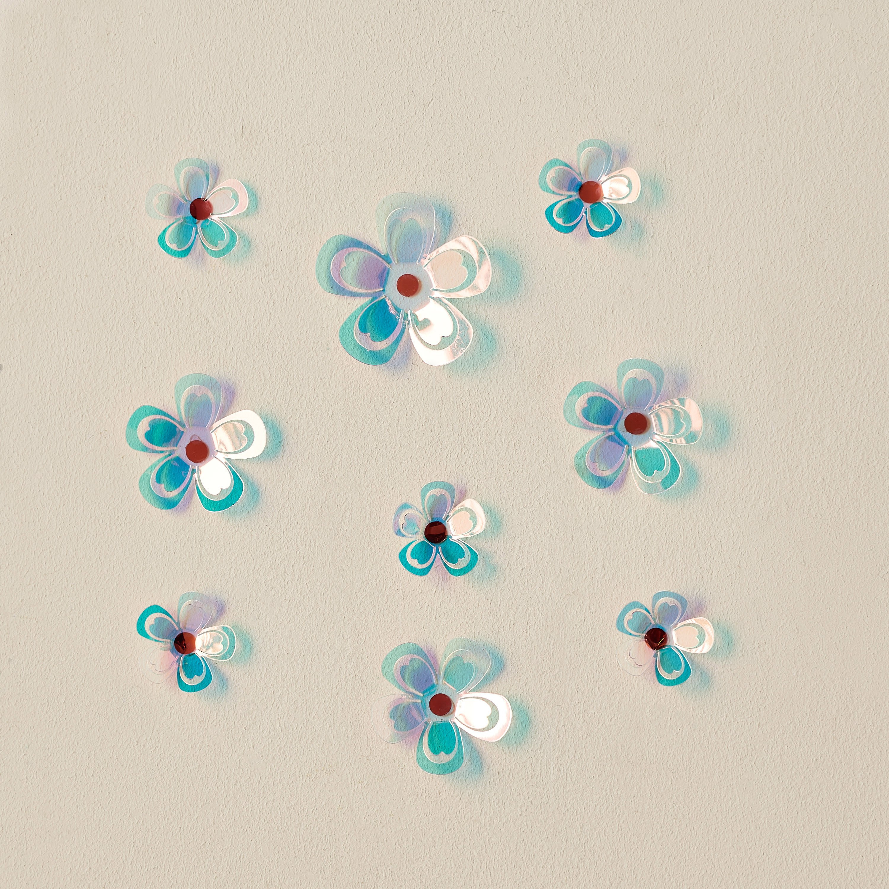 ملصق حائط أكريليك بتصميم زهور ثلاثي الأبعاد-babyandkids-decorandlighting-decor-wallart-image-1