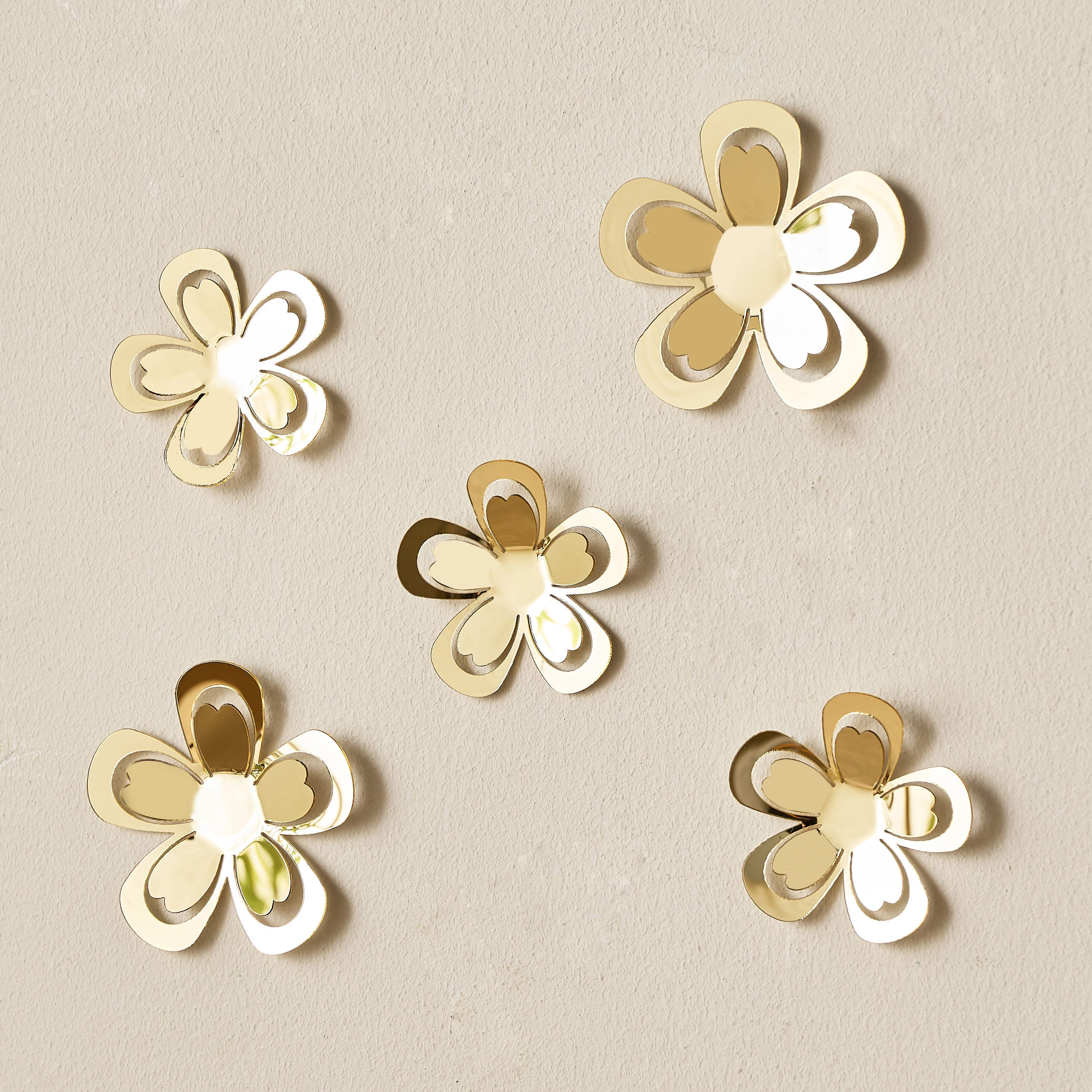 Flower 3D 5-Piece Wall Decal Set-babyandkids-decorandlighting-decor-wallart-image-1