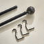 Carved Ball Extendable Single Curtain Rod - 107-305 cm-binpromo_KSA_Alrajhi_17062026-image-3