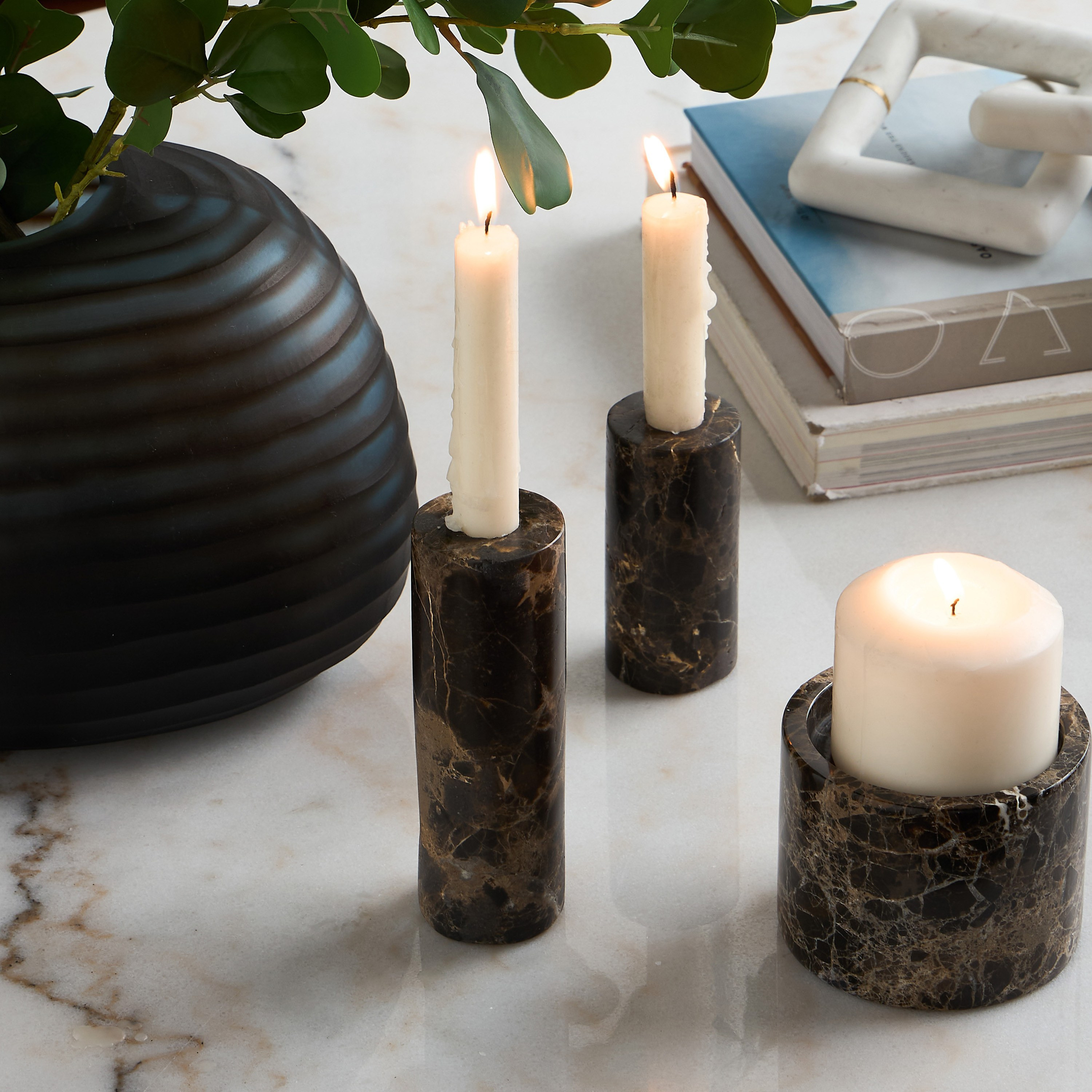 حامل شموع رفيعة - أميرة - 15 سم-household-decor-candleholdersandlanterns-image-4