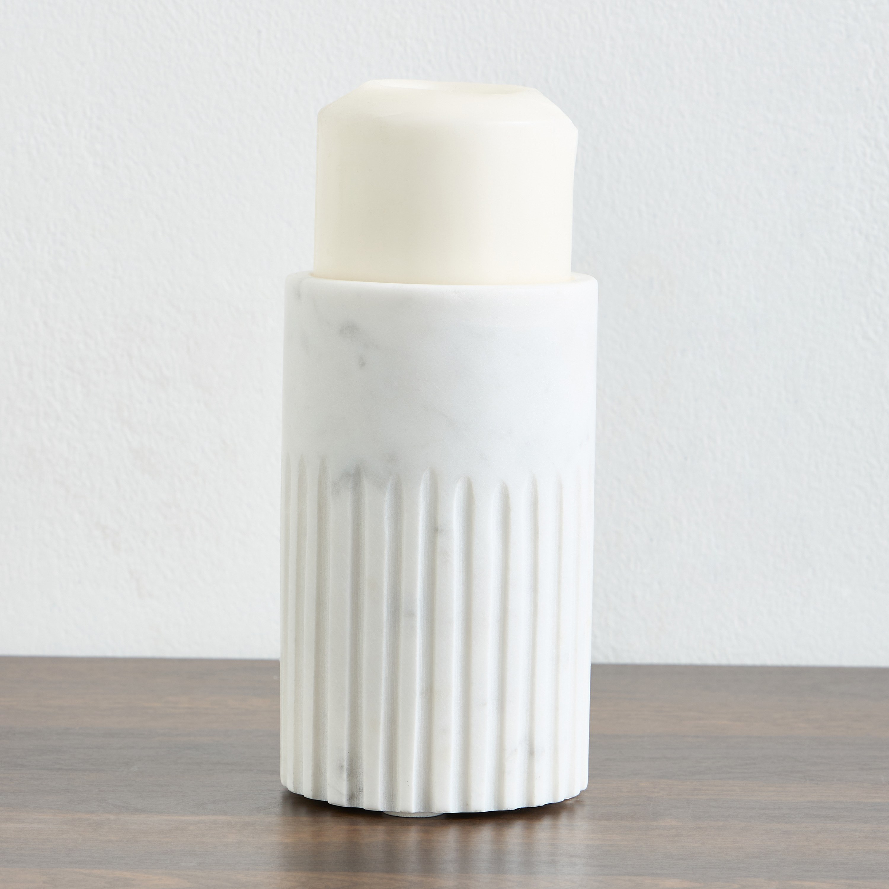 Qubba Pillar Candleholder - 15 cm-household-decor-candleholdersandlanterns-image-1