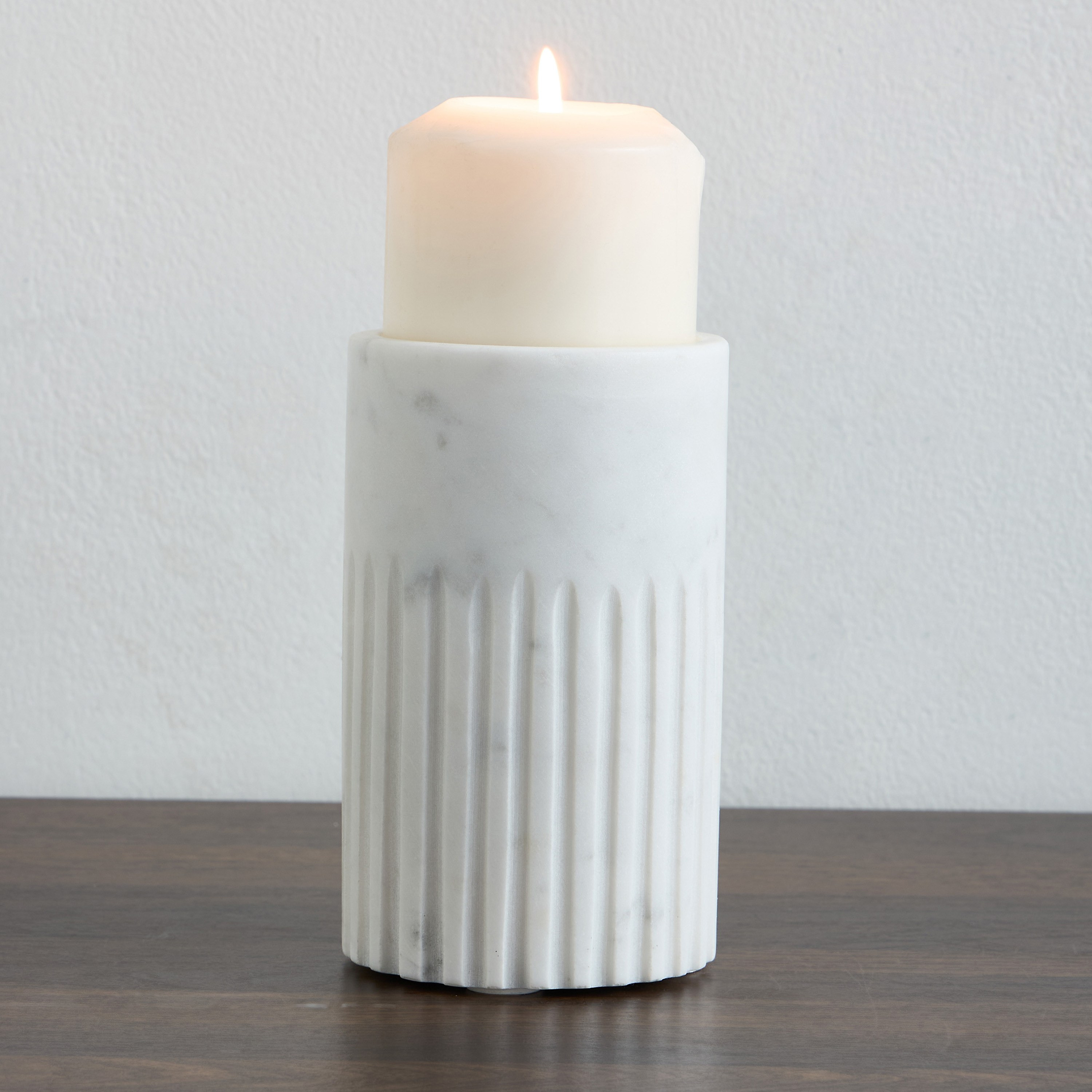 Qubba Pillar Candleholder - 15 cm-household-decor-candleholdersandlanterns-image-2