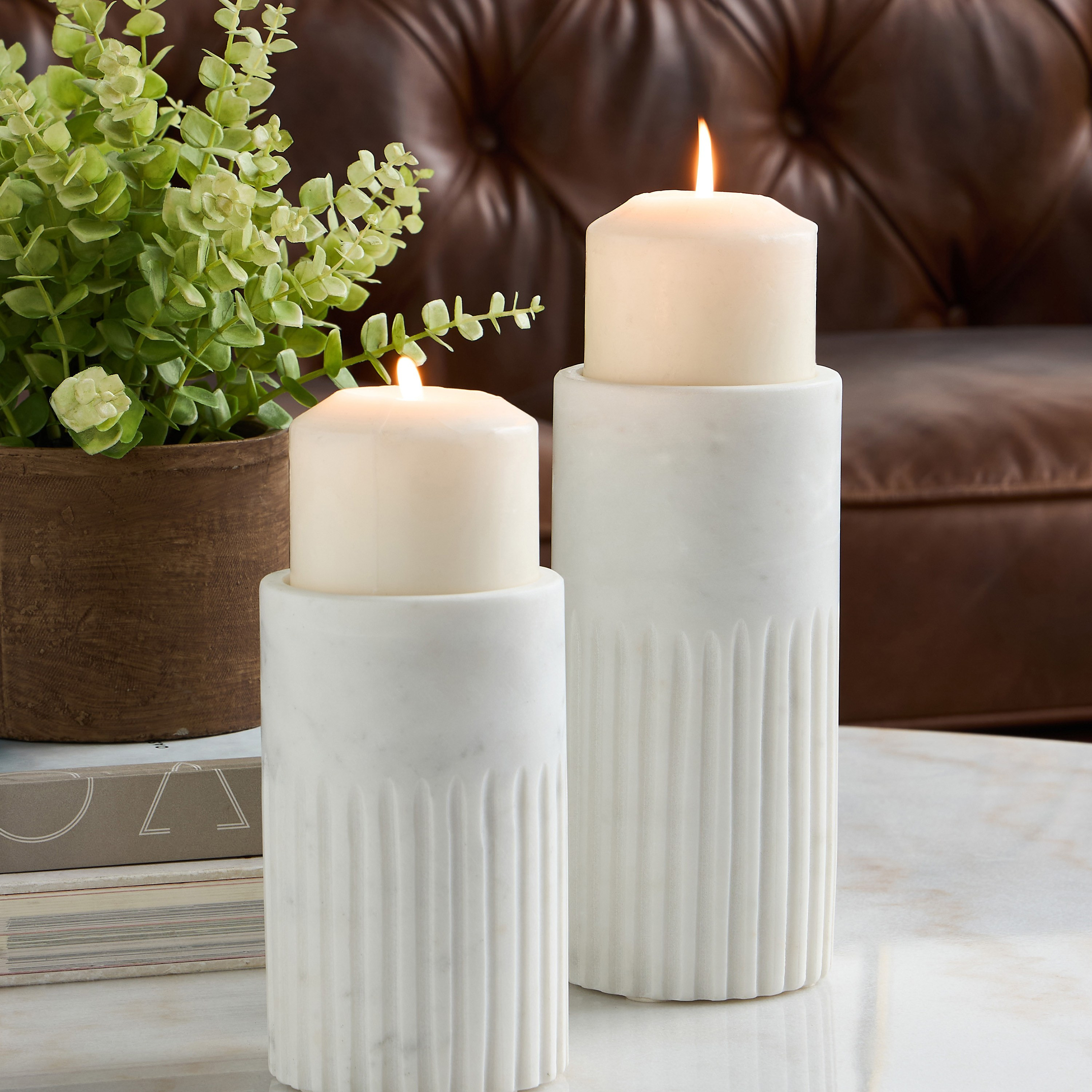 Qubba Pillar Candleholder - 15 cm-household-decor-candleholdersandlanterns-image-5