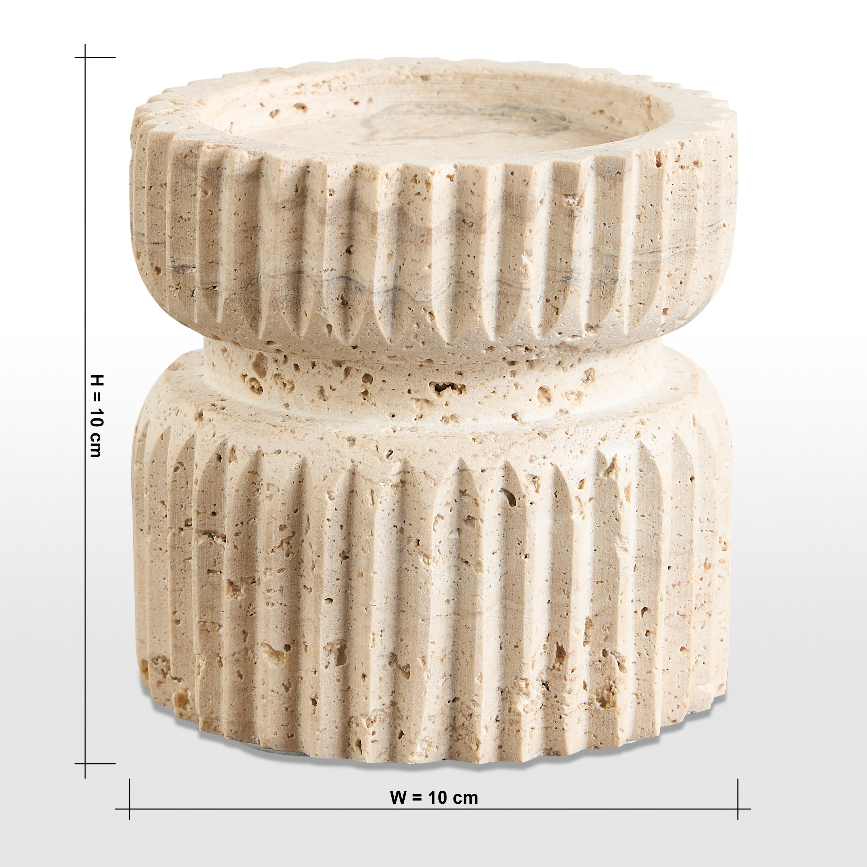 Qubba Pillar Candleholder - 10 cm-household-decor-candleholdersandlanterns-image-6