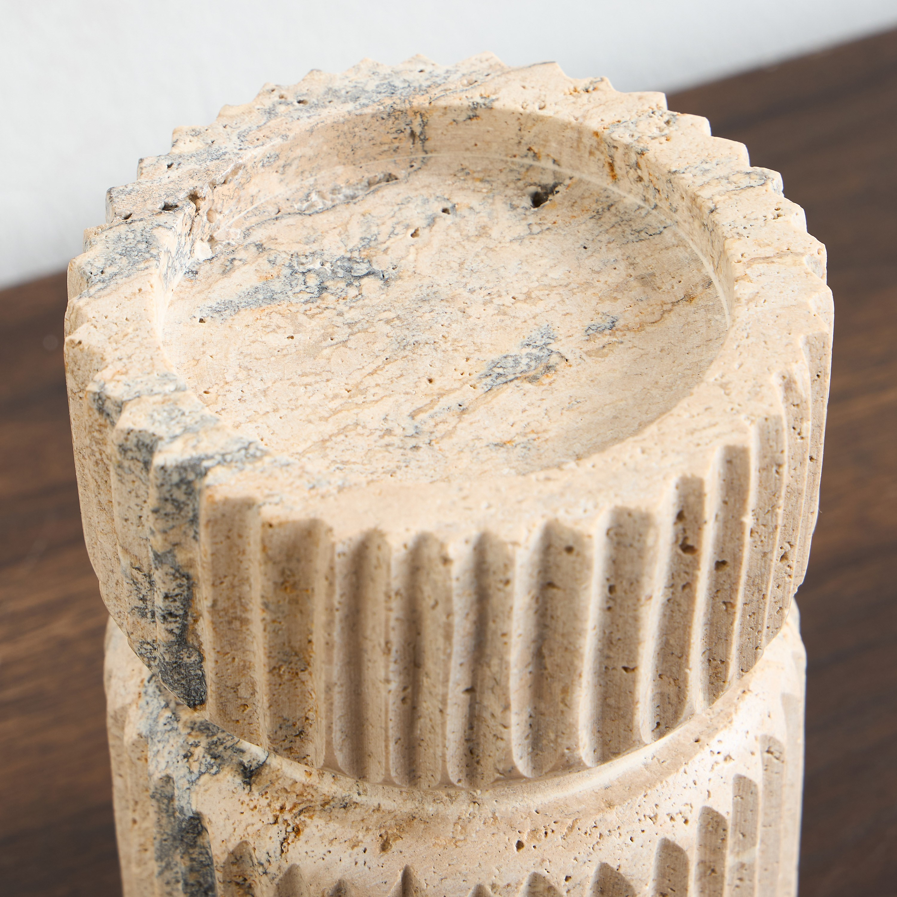 Qubba Pillar Candleholder - 15 cm-household-decor-candleholdersandlanterns-image-3