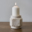 Raha Ribbed Pillar Candleholder-household-decor-candleholdersandlanterns-image-2