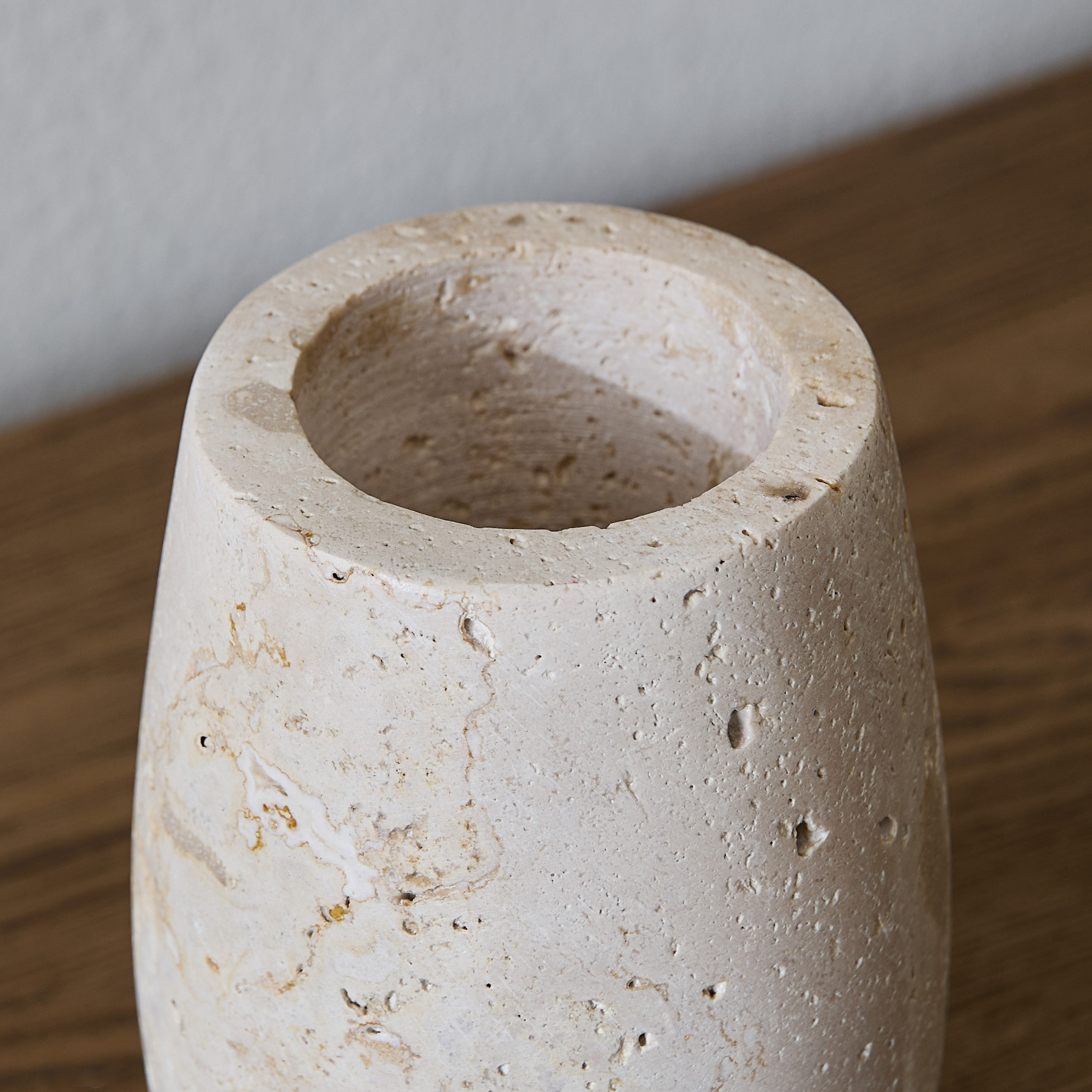 مزهرية ديكور حجر - راحة - 16 سم-household-decor-vasesandbowls-image-2