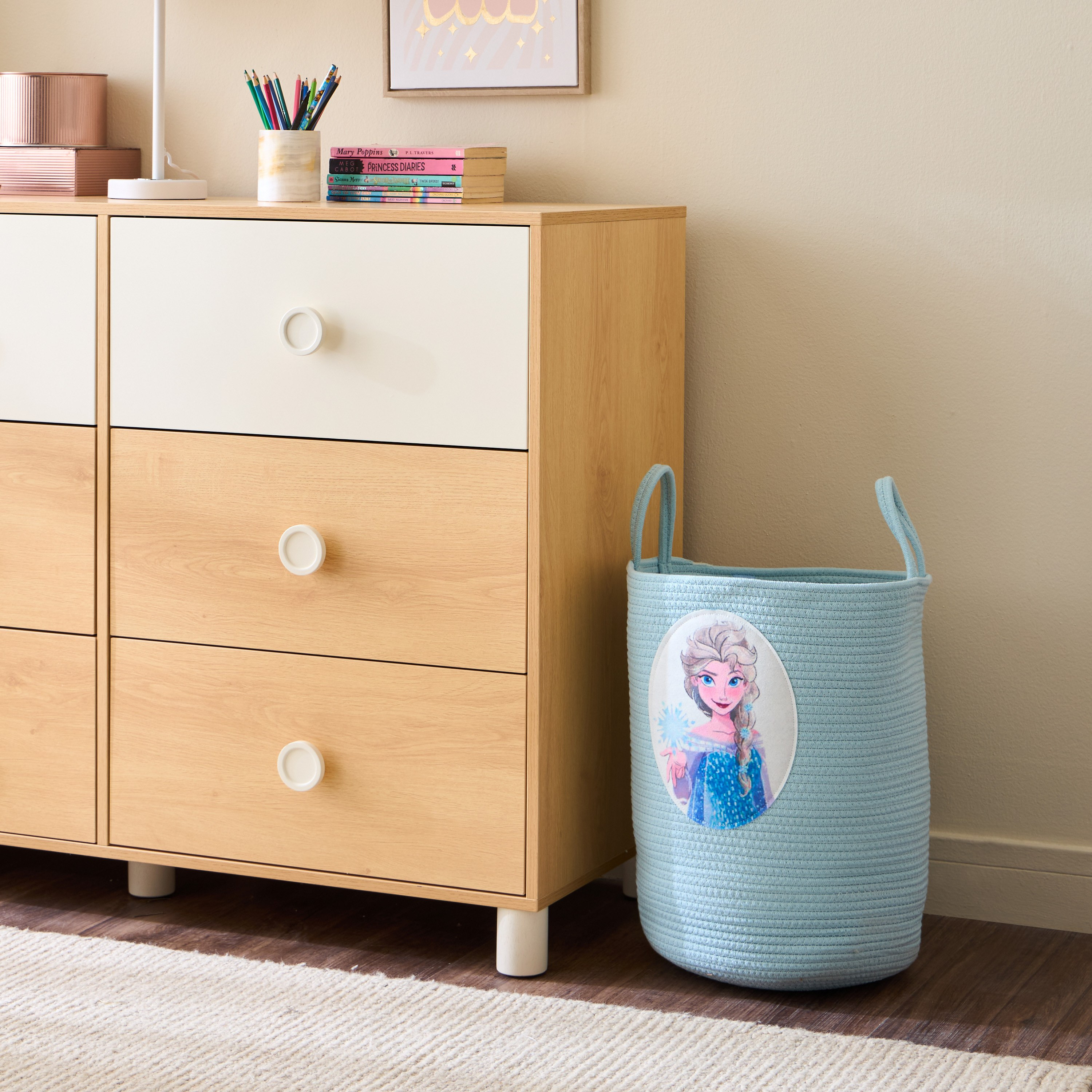 سلة تخزين بتصميم فروزن-babyandkids-bathandstorage-storage-binsandbaskets-image-4
