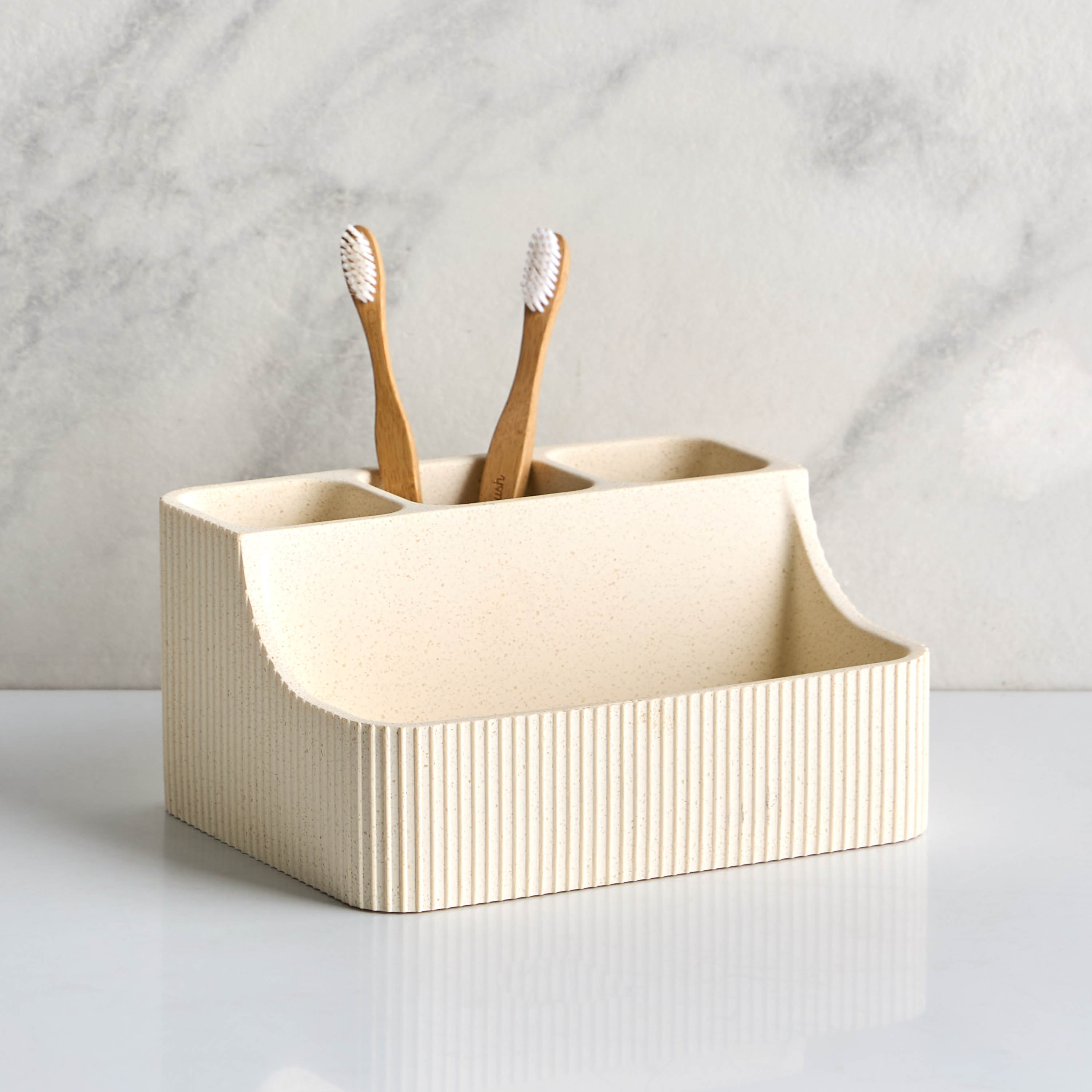 Urban 3-Compartment Vanity Organiser-household-bathandlaundry-bathaccessories-toothbrushholdersandtumblers-image-1