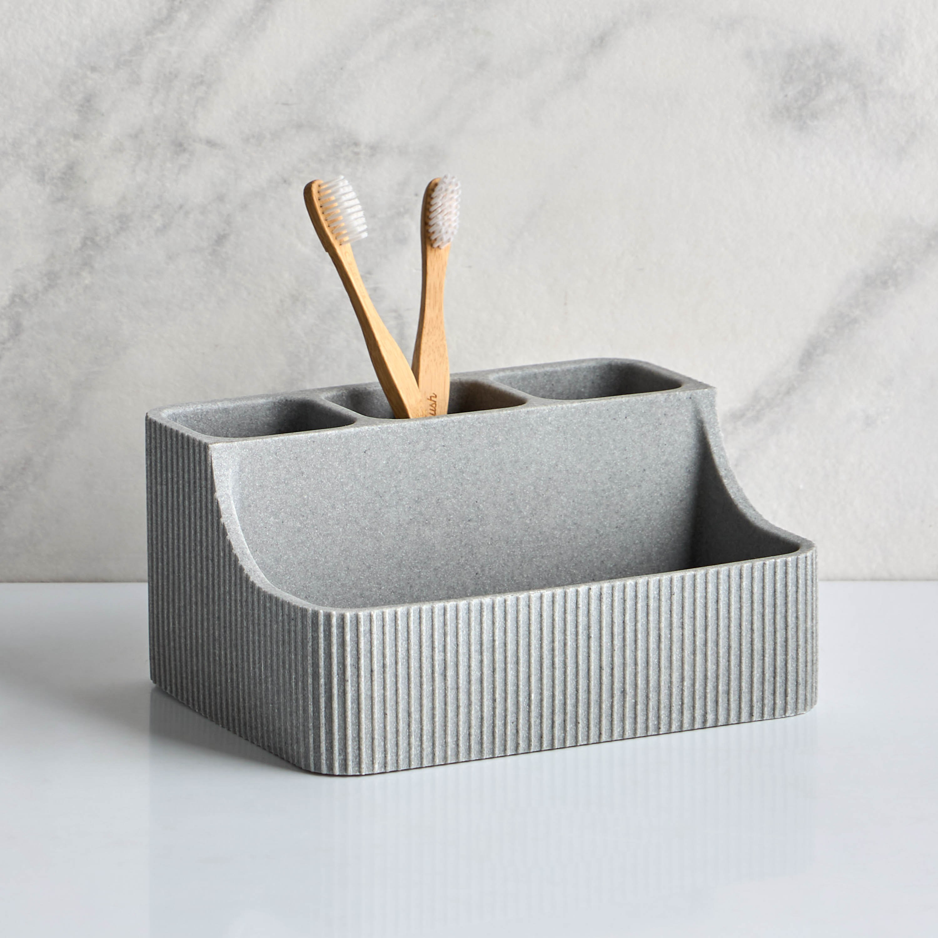 Urban 3-Compartment Vanity Organiser-household-bathandlaundry-bathaccessories-toothbrushholdersandtumblers-image-1