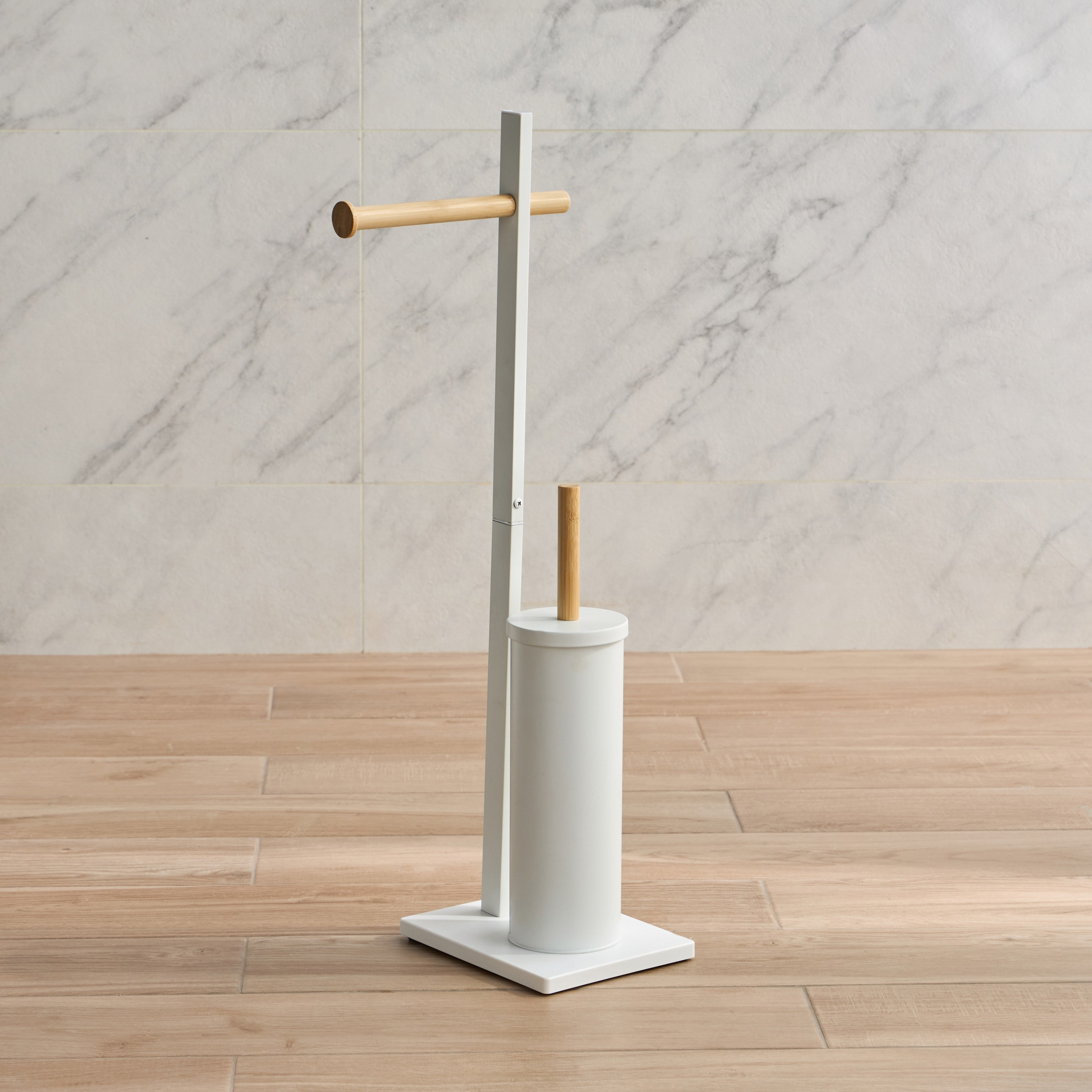 Kleen Toilet Brush Holder with Roll Stand-household-bathandlaundry-bathroomorganizing-toiletpaperholders-image-1