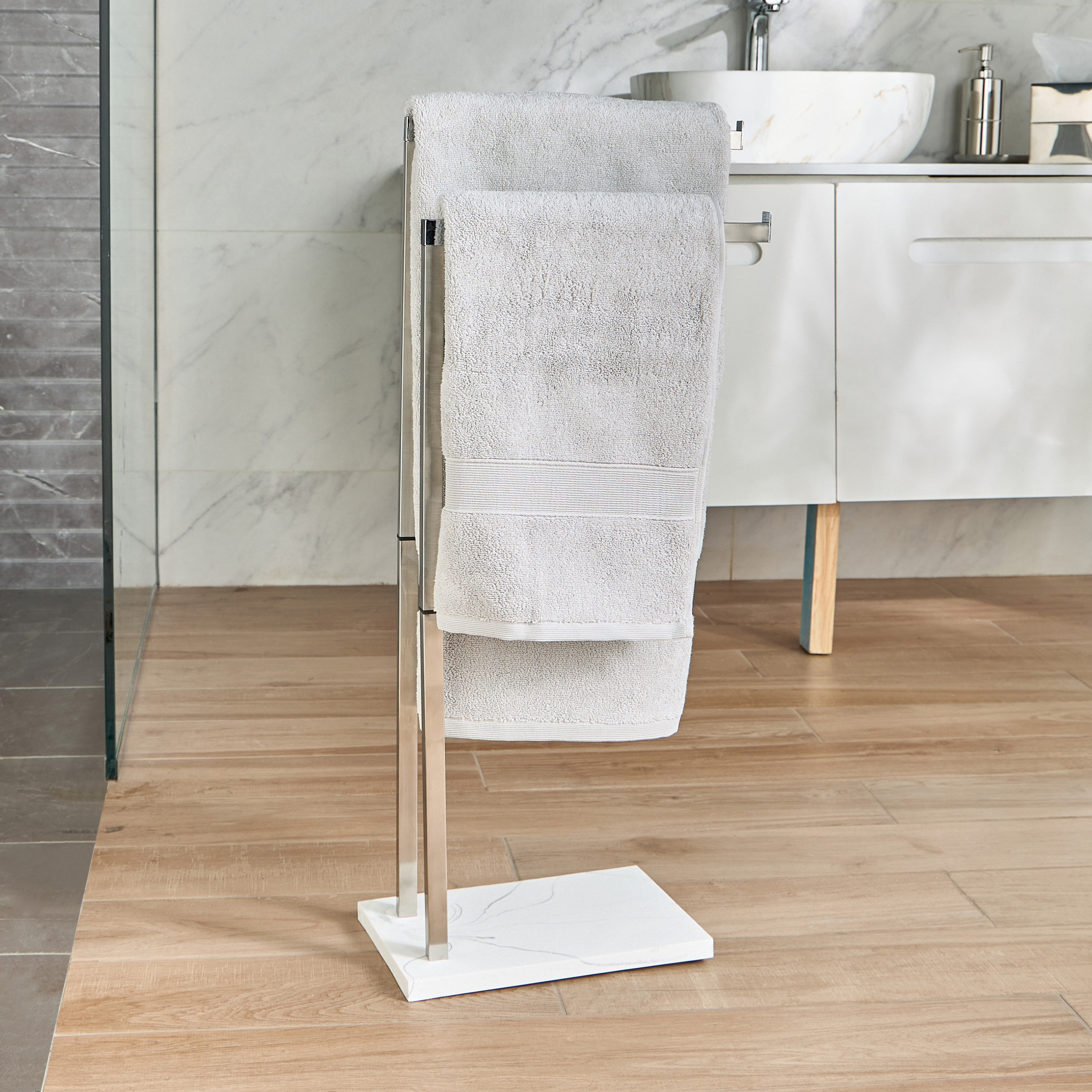 Antarctic Floor Standing Towel Holder-household-bathandlaundry-bathroomorganizing-towelholdersandstands-image-1