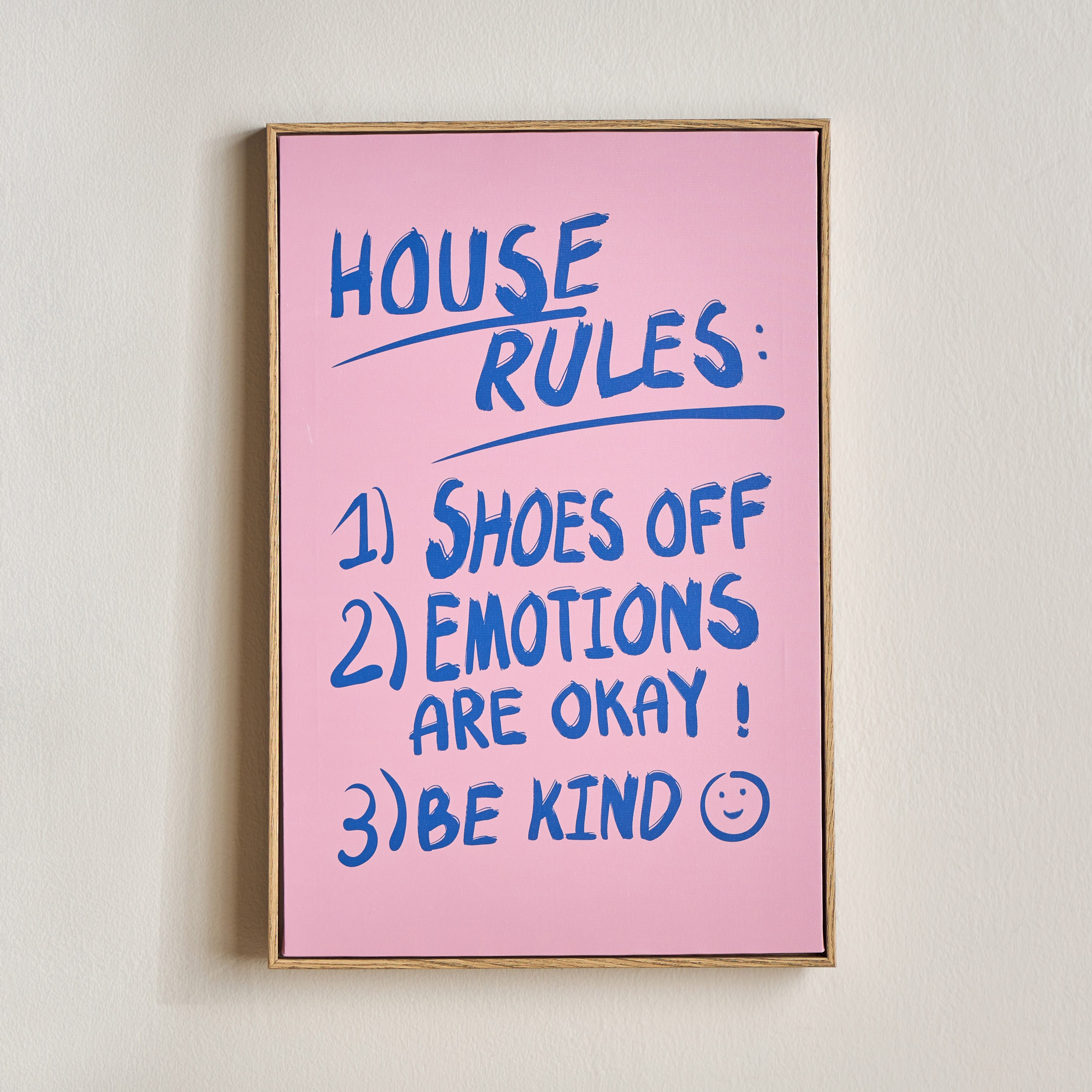 Guidelines Framed Canvas Wall Art - 40x60 cm-household-walldecorandmirrors-wallart-image-1
