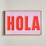 Hola Framed Canvas Wall Art - 40x60 cm-household-walldecorandmirrors-wallart-image-1