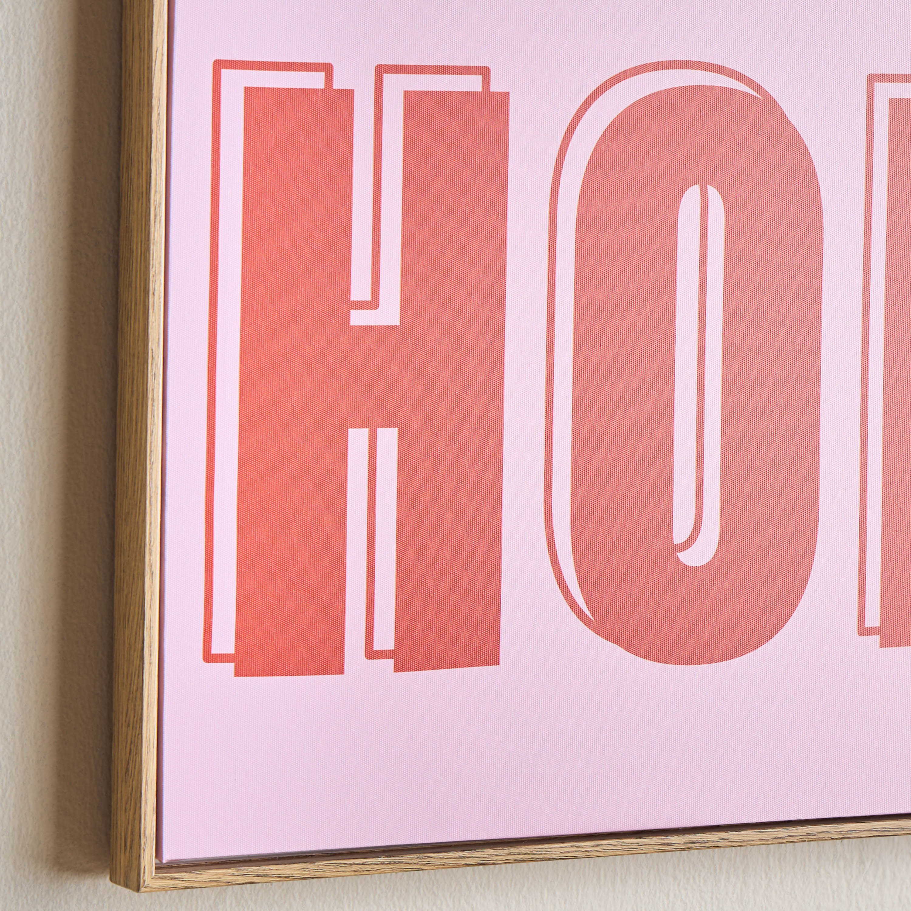 Hola Framed Canvas Wall Art - 40x60 cm-household-walldecorandmirrors-wallart-image-2