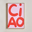 Ciao Framed Canvas Wall Art - 40x60 cm-household-walldecorandmirrors-wallart-image-1
