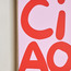 Ciao Framed Canvas Wall Art - 40x60 cm-household-walldecorandmirrors-wallart-image-2