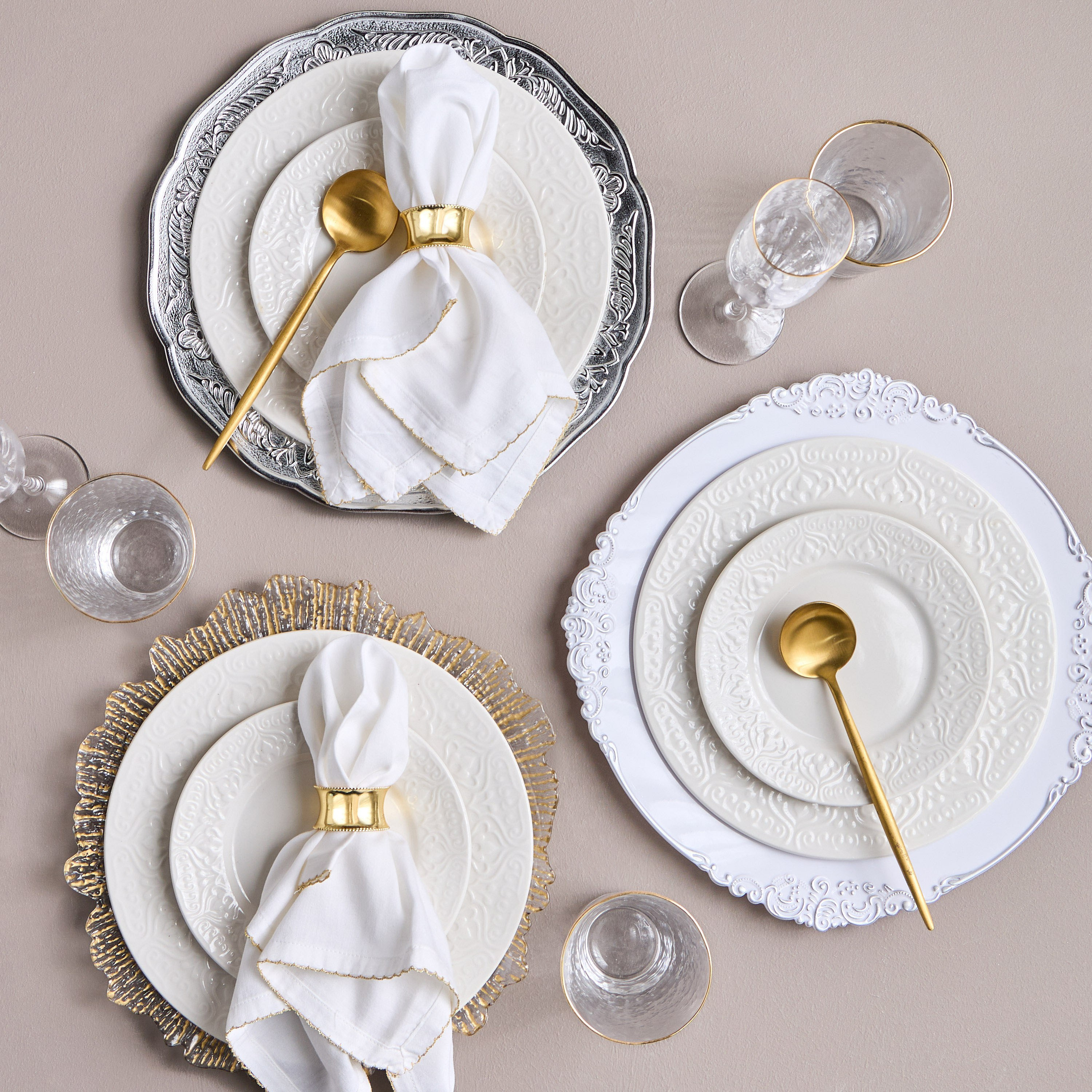 صحن تشارجر - روزيس-household-dining-dinnerware-plates-image-3