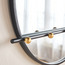Lenore Wall Mirror with 5 Hooks - 80x82 cm-household-walldecorandmirrors-mirrors-wallmirrors-image-3