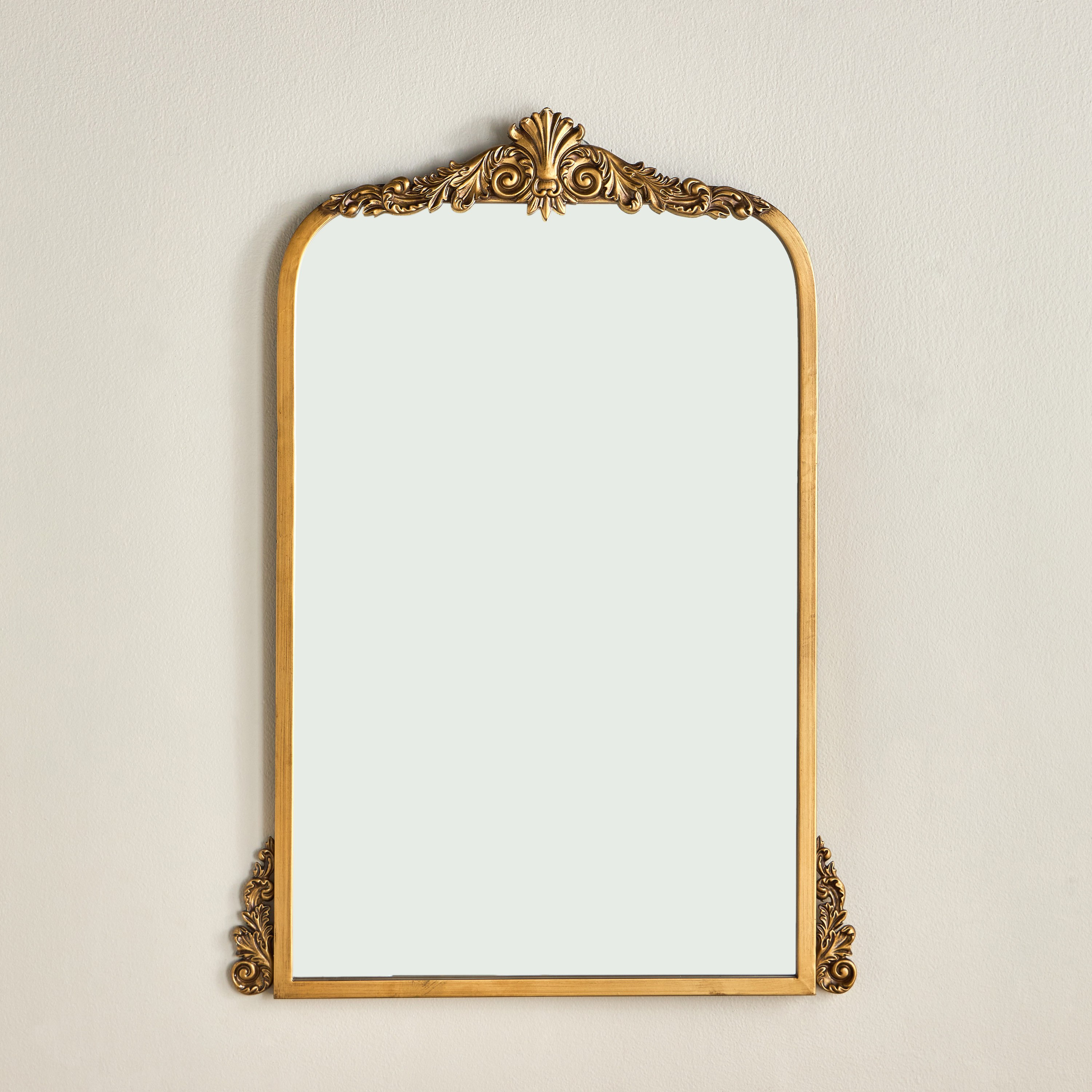 Marigold Wall Mirror - 98x70 cm-household-walldecorandmirrors-mirrors-wallmirrors-image-2