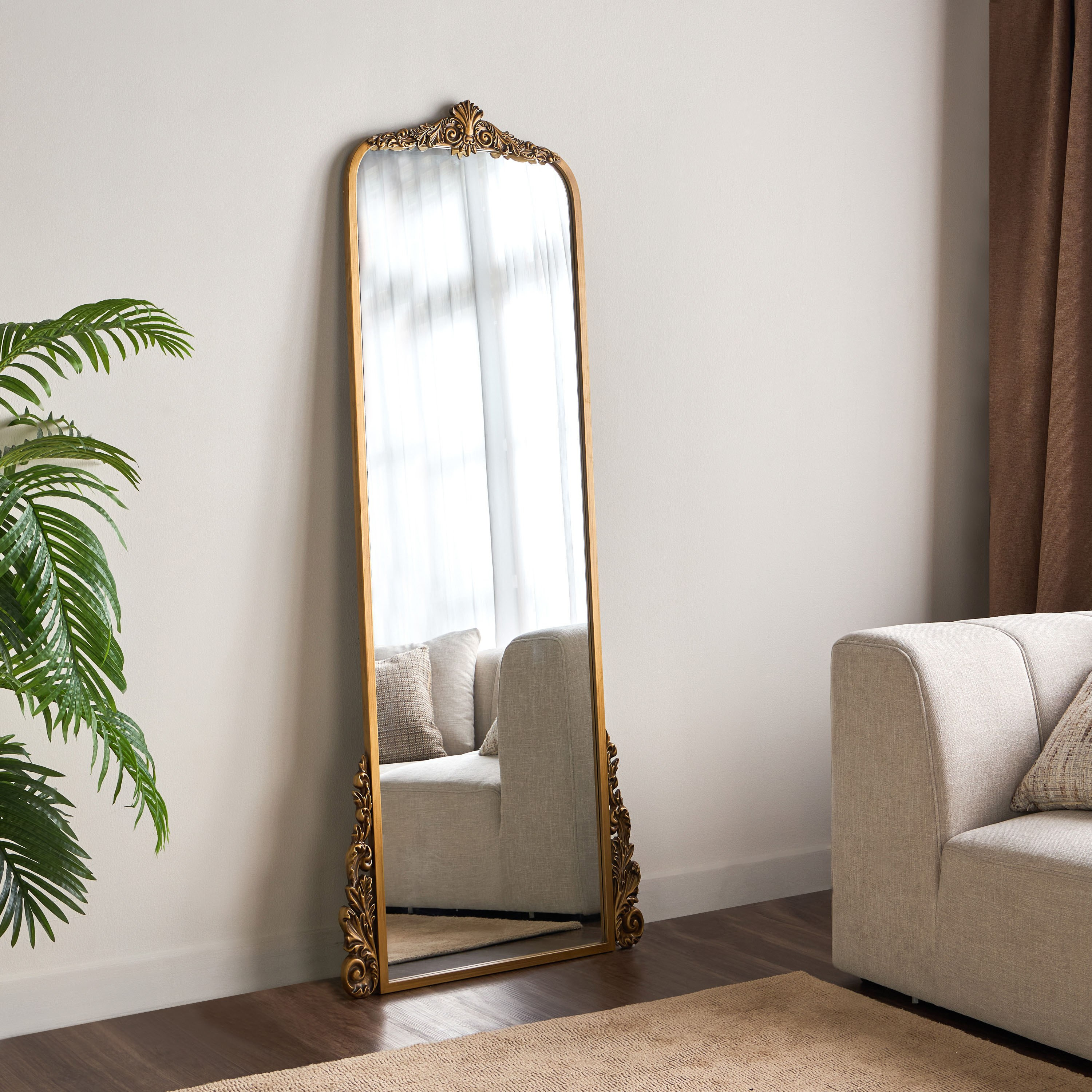 Marigold Leaner Mirror - 190x75 cm-household-walldecorandmirrors-mirrors-floormirrors-image-1