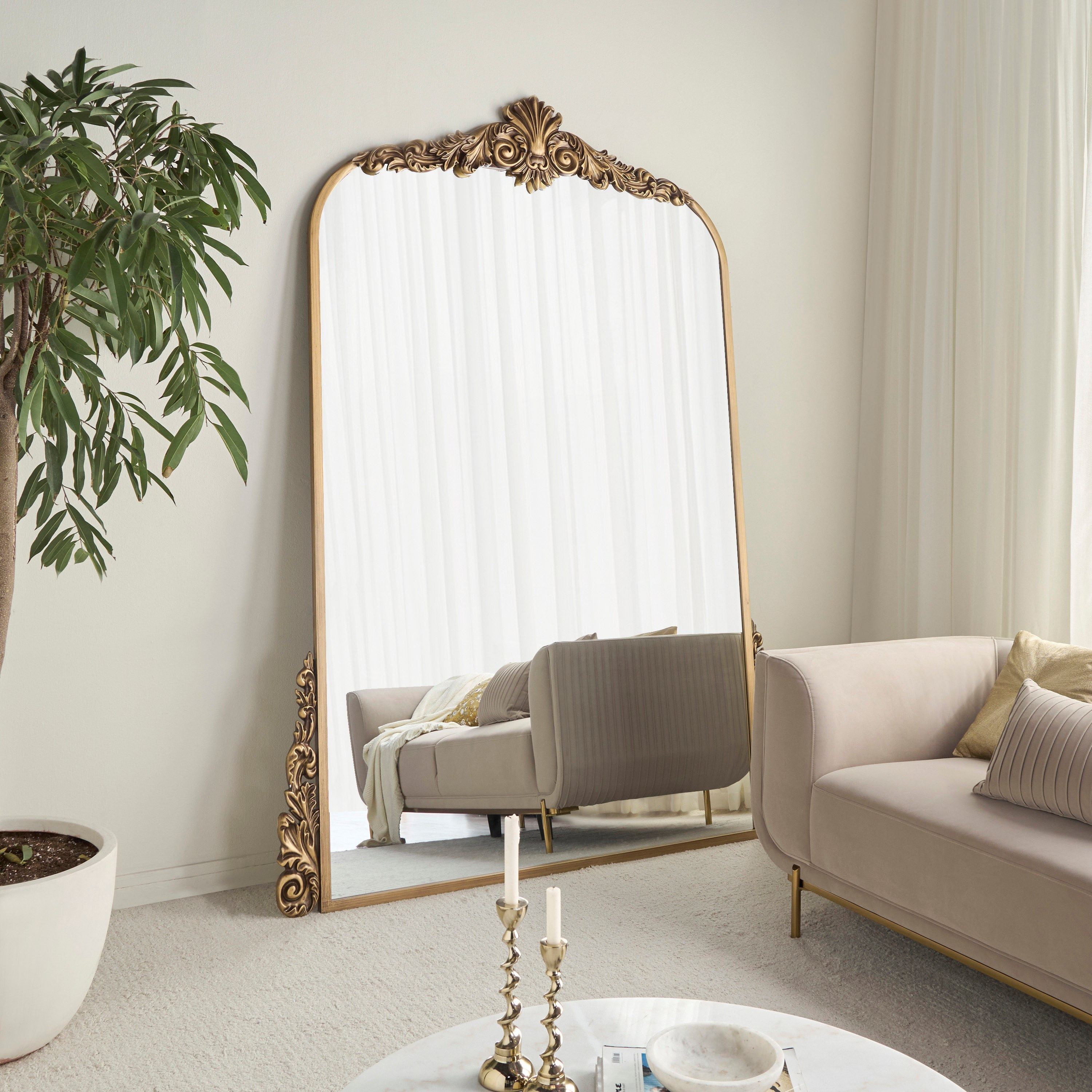 Marigold Leaner Mirror - 243x175 cm-household-walldecorandmirrors-mirrors-floormirrors-image-1
