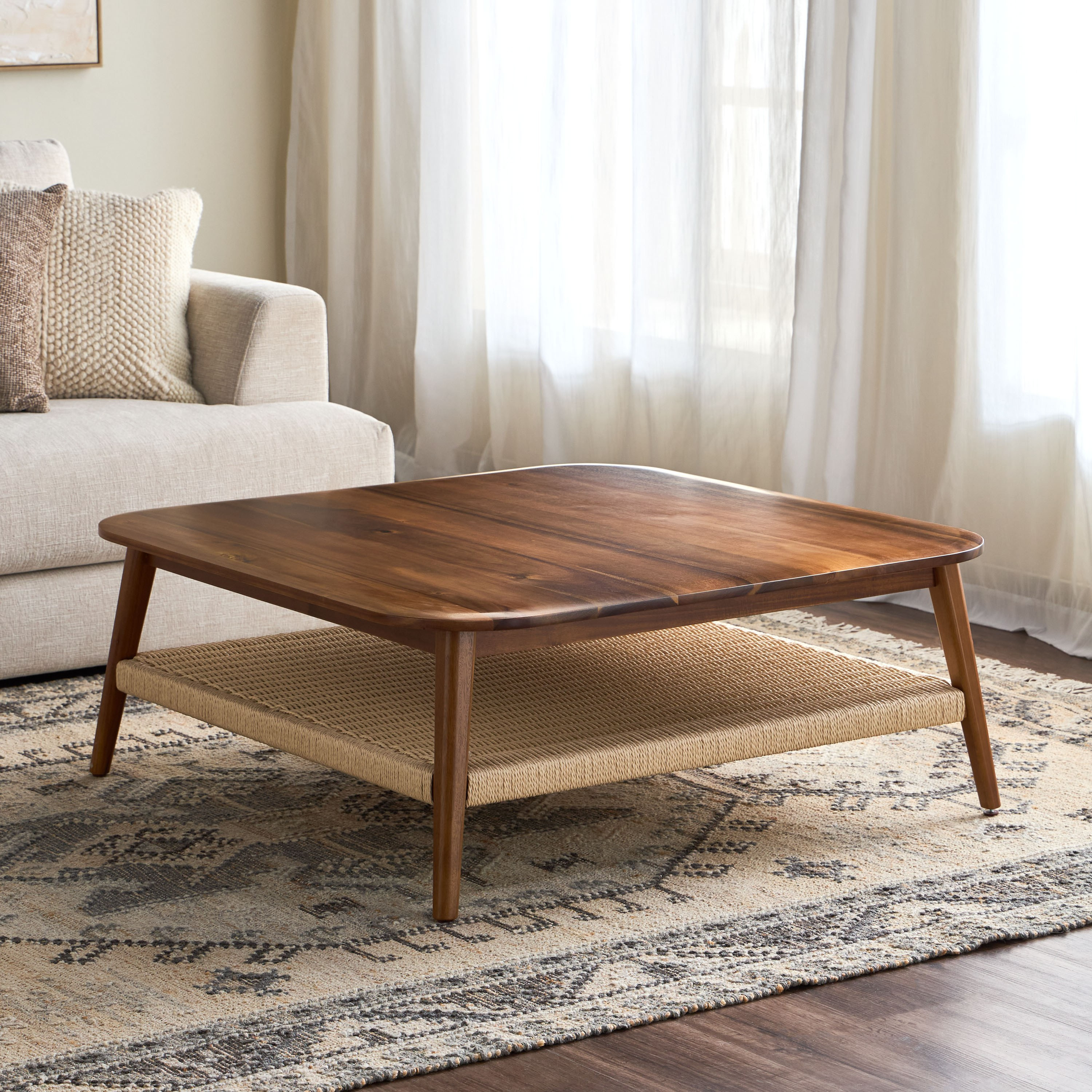 Shop Ellington Wooden Top Coffee Table | Home Centre KSA