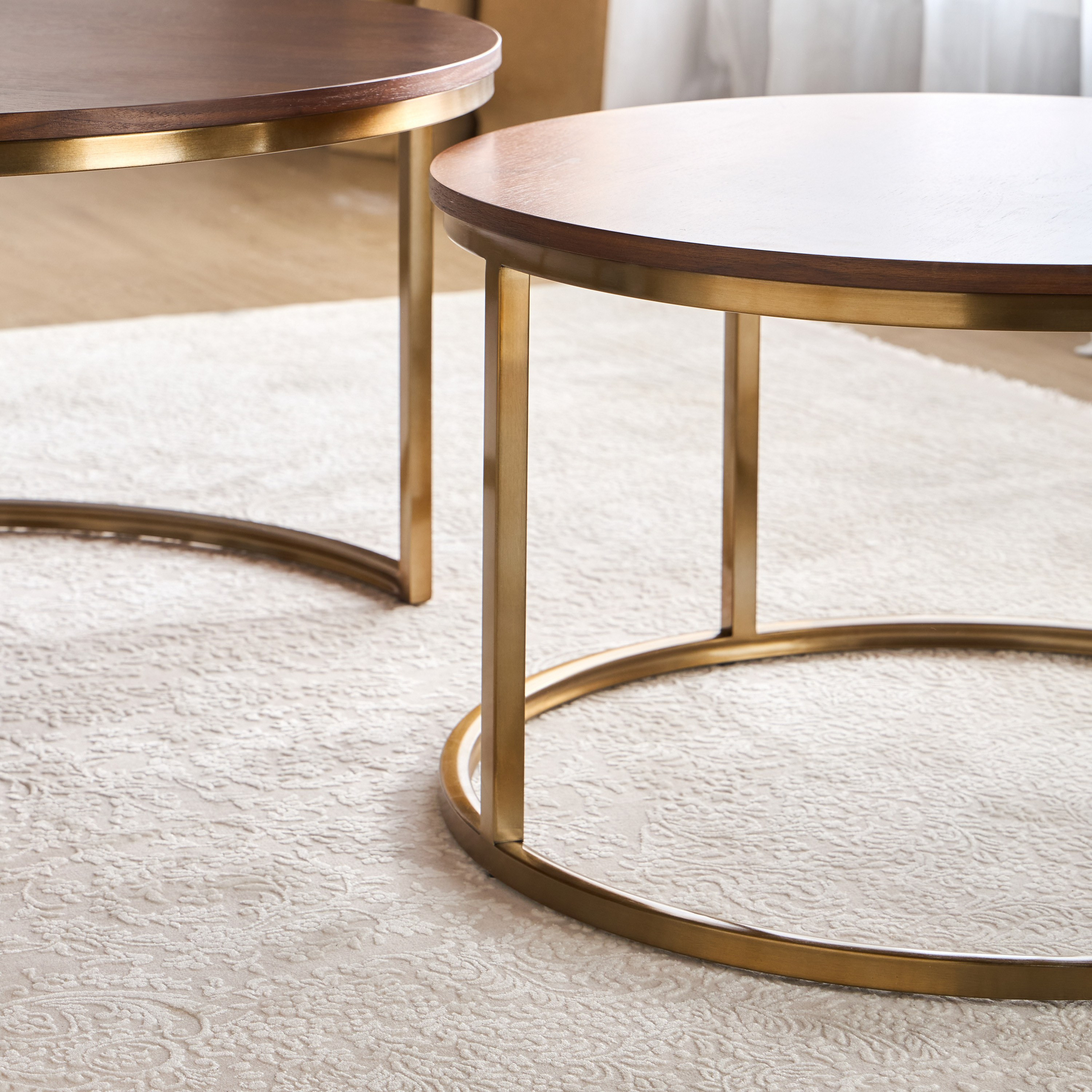 طاولة قهوة - سترافا - طقم من قطعتين-furniture-livingroom-coffeetables-image-3