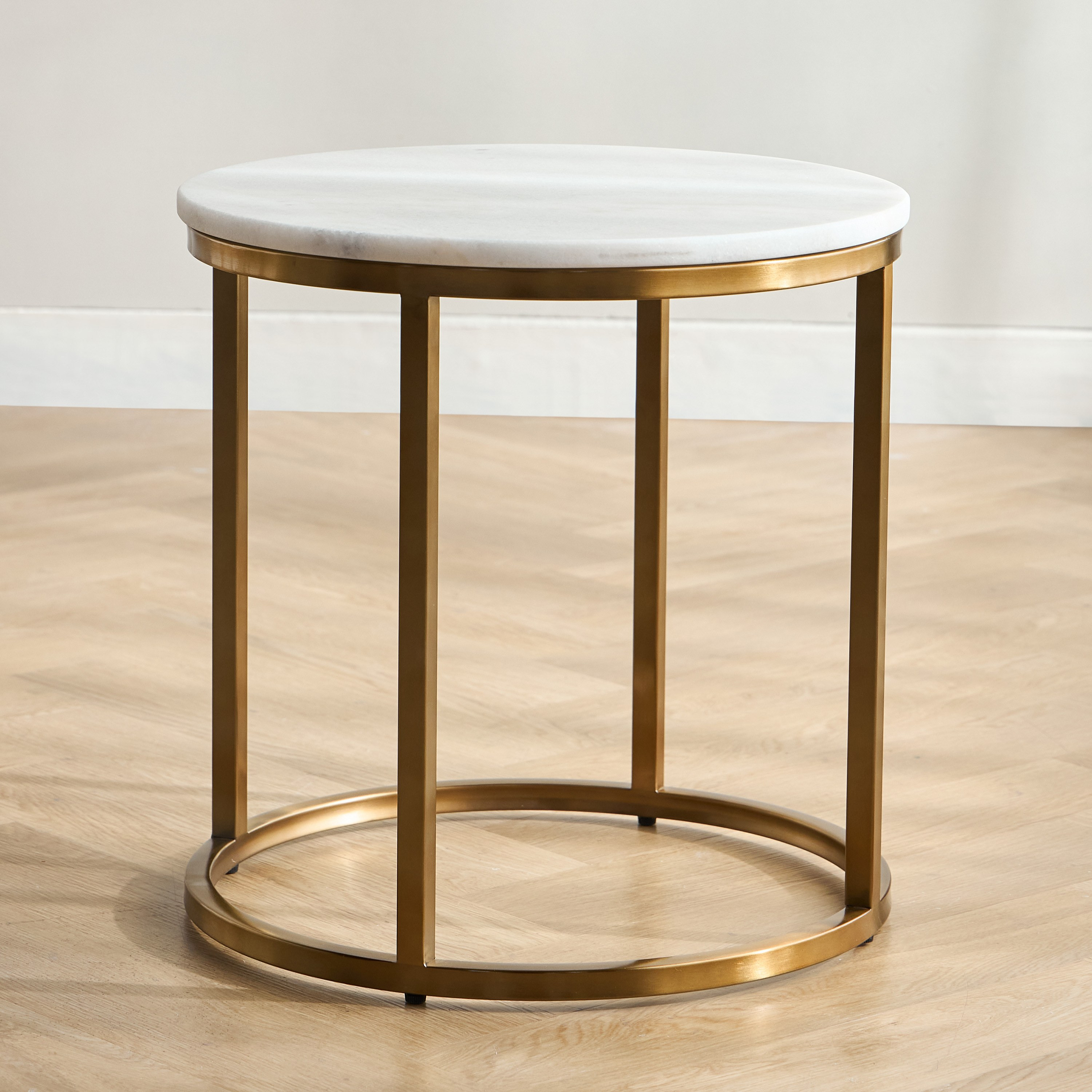 طاولة جانبية بسطح رخامي - سترافا-furniture-livingroom-sideandendtables-image-2