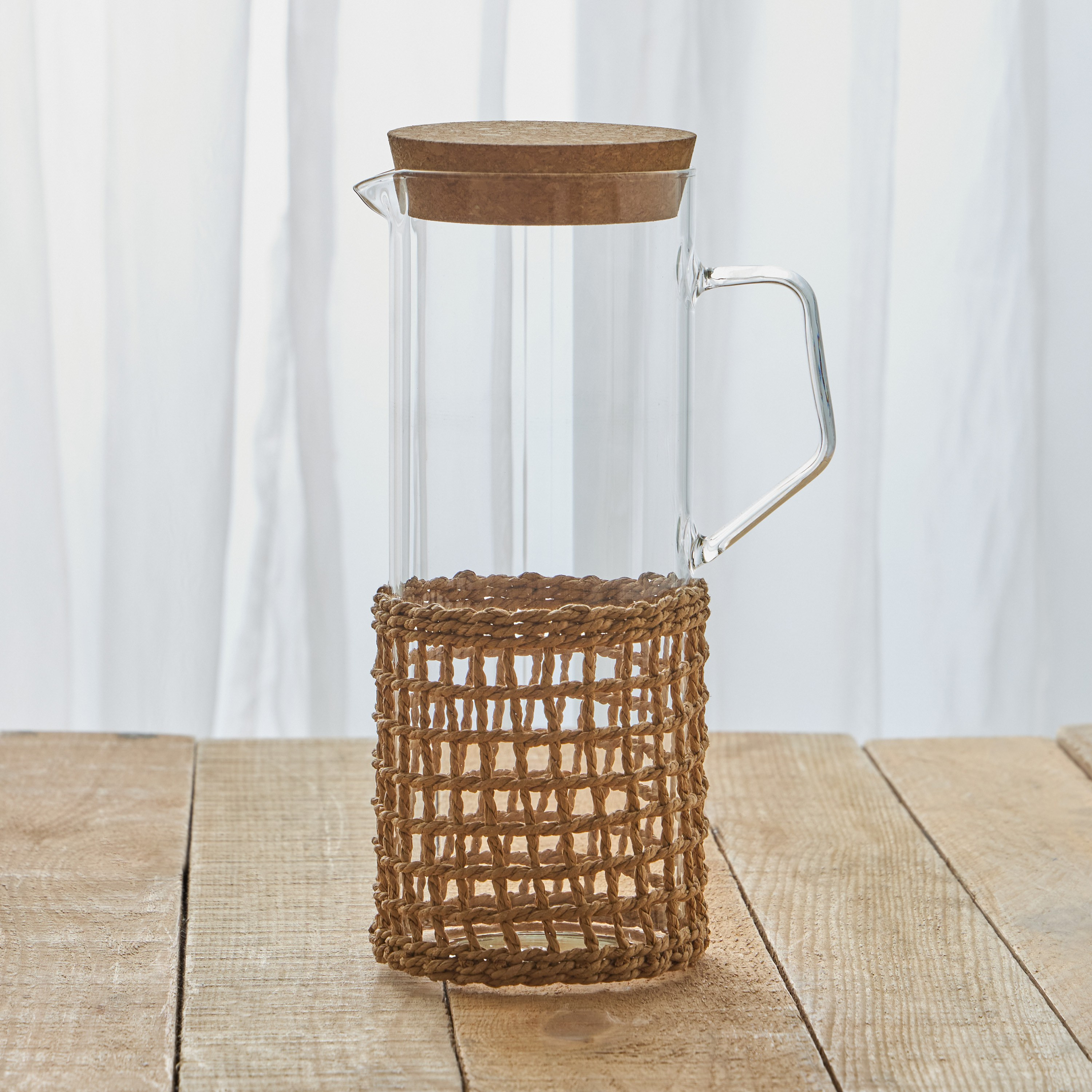 Tamara 7-Piece Glass and Jar Set - 1.2 L-household-dining-drinkserveware-jugsdecantersandcarafes-image-2