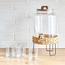 Tamara 7-Piece Glass and Dispenser Set with Stand-household-dining-drinkserveware-dispensers-image-1