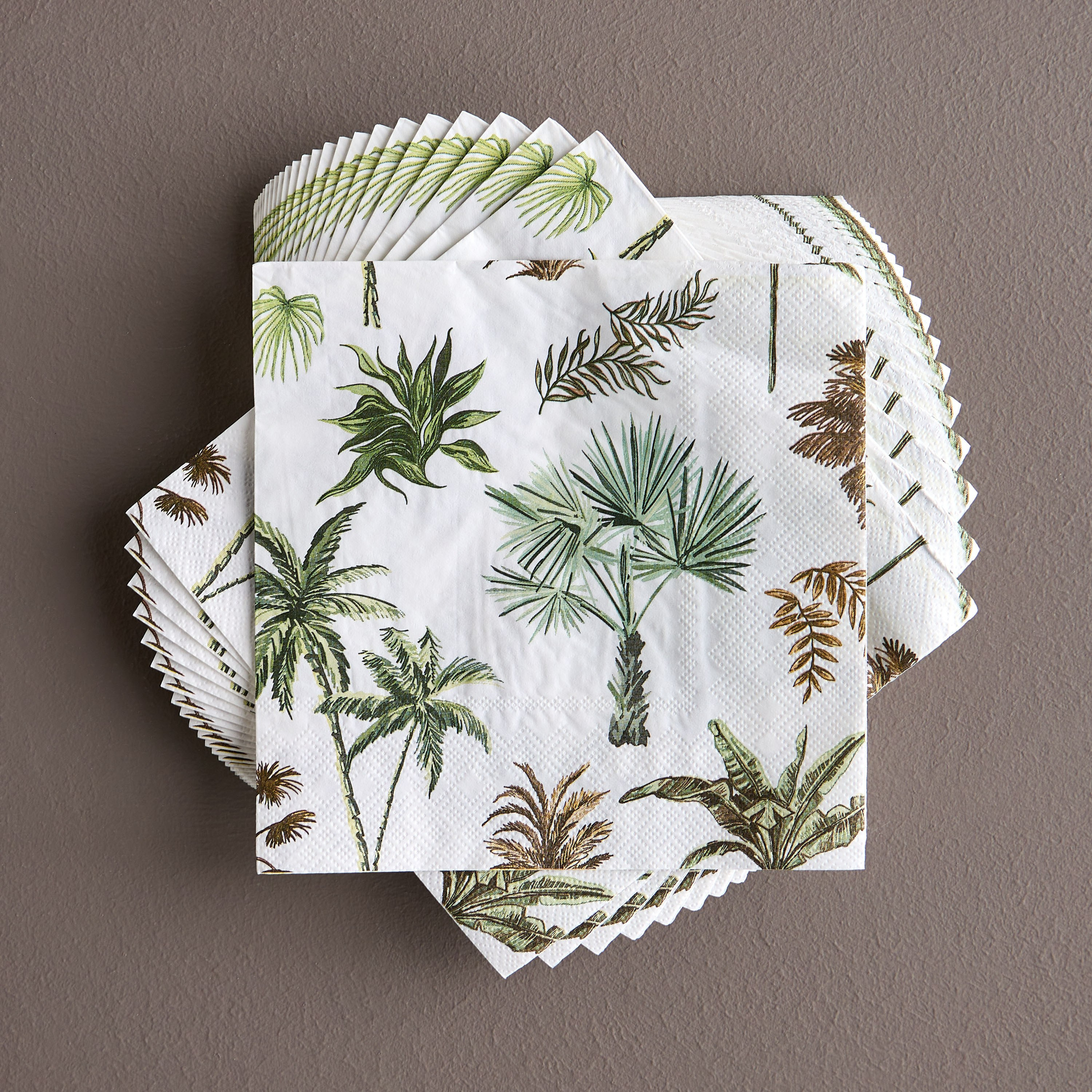 Date Tree 30-Piece Paper Napkin Set - 33x33 cm-household-dining-tablelinen-napkinsandaccessories-image-1