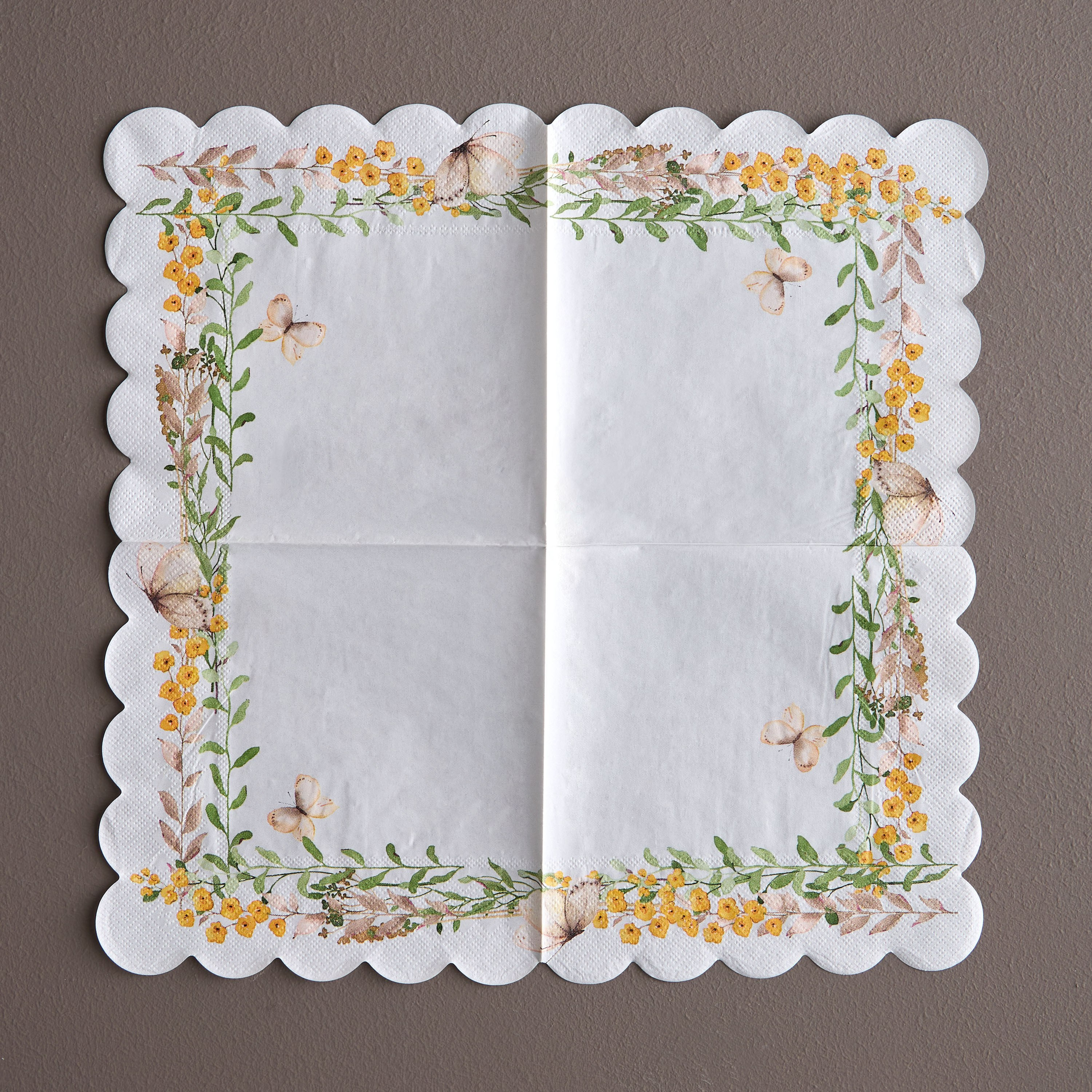 Borderbloom Scallop 30-Piece Napkin Set - 33x33 cm-household-dining-tablelinen-napkinsandaccessories-image-3