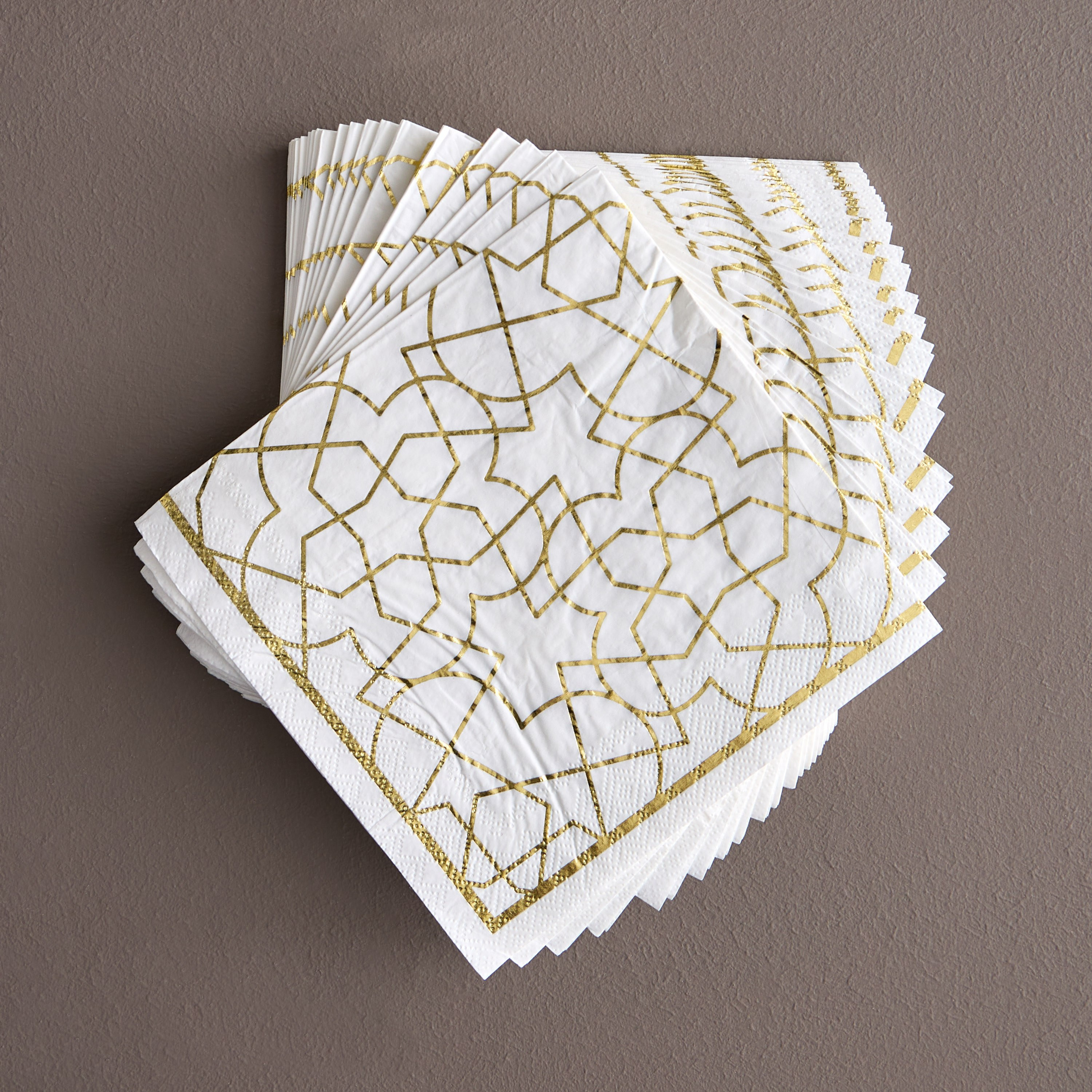 Geo 30-Piece Paper Napkin Set - 33x33 cm-household-dining-tablelinen-napkinsandaccessories-image-1