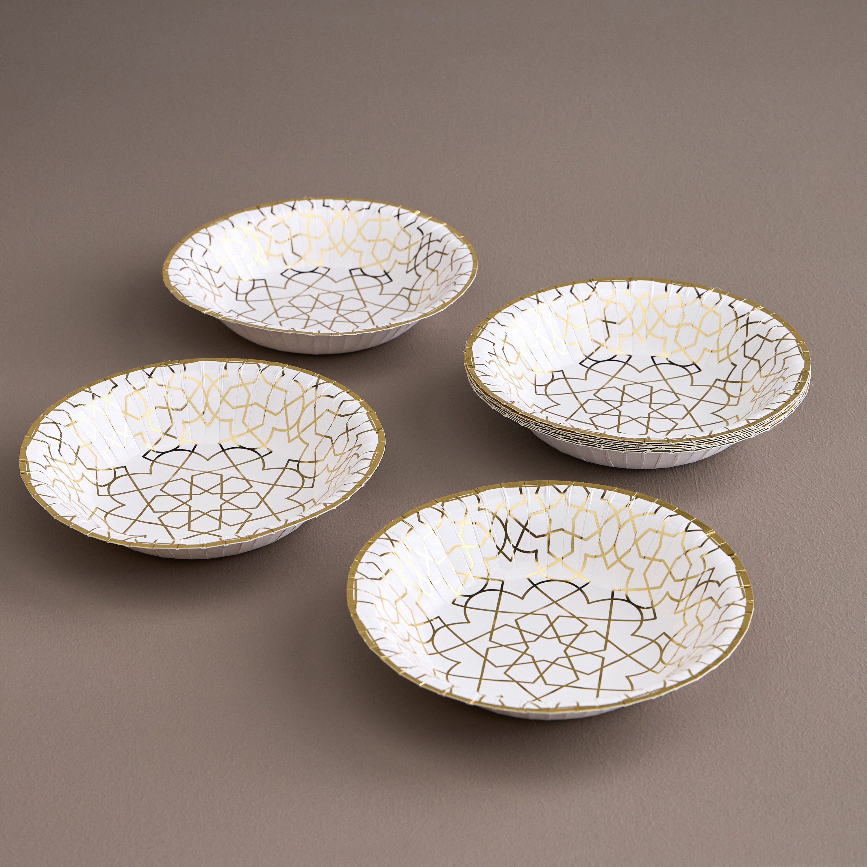 Geo 10-Piece Disposable Bowl Set - 18 cm-household-dining-dinnerware-bowls-image-1