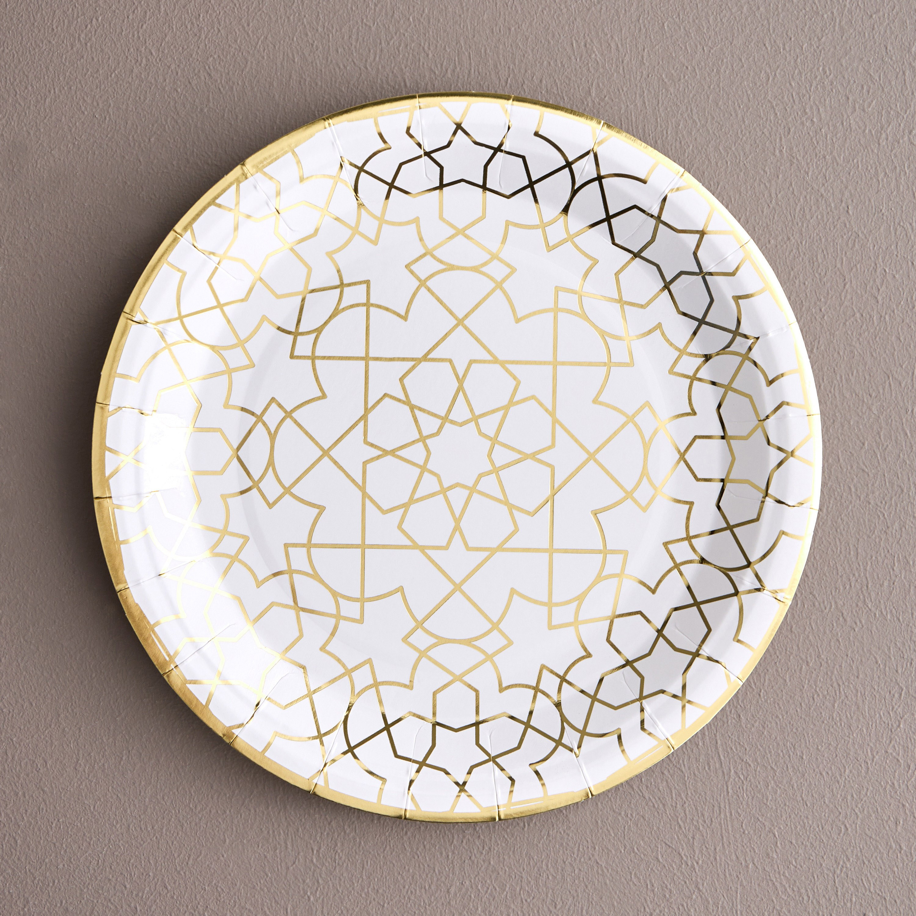 Geo 10-Piece Disposable Side Plate Set - 23 cm-household-dining-dinnerware-plates-image-1