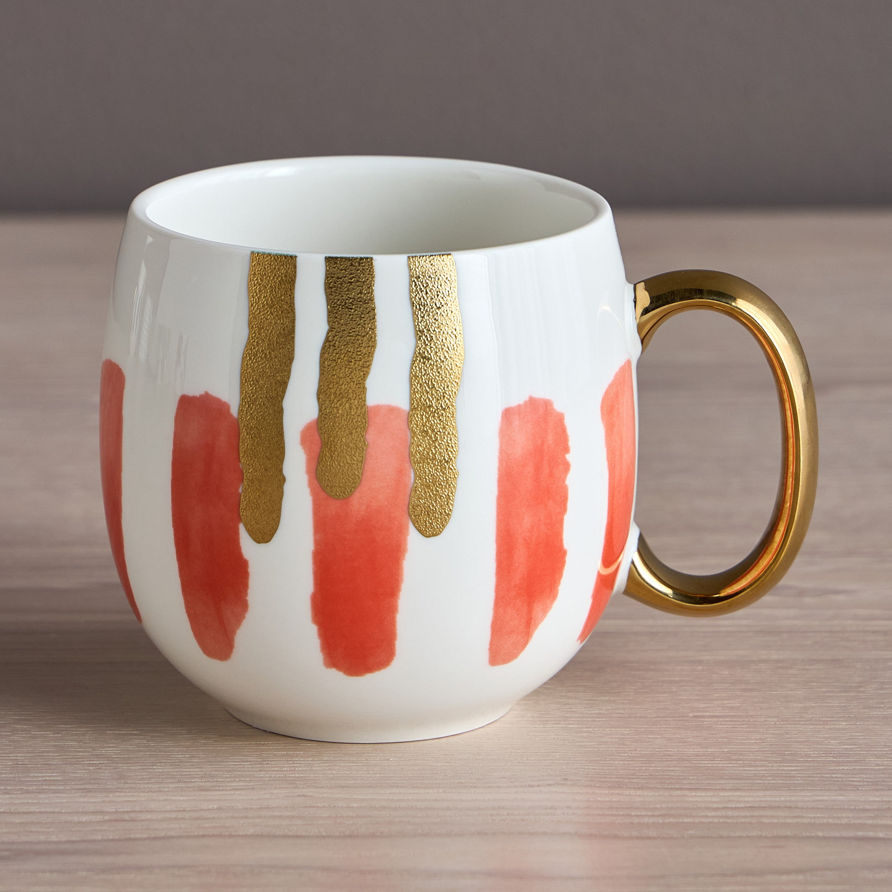 Coral Porcelain Mug - 384 ml-household-dining-teaandcoffee-mugsandcups-image-1