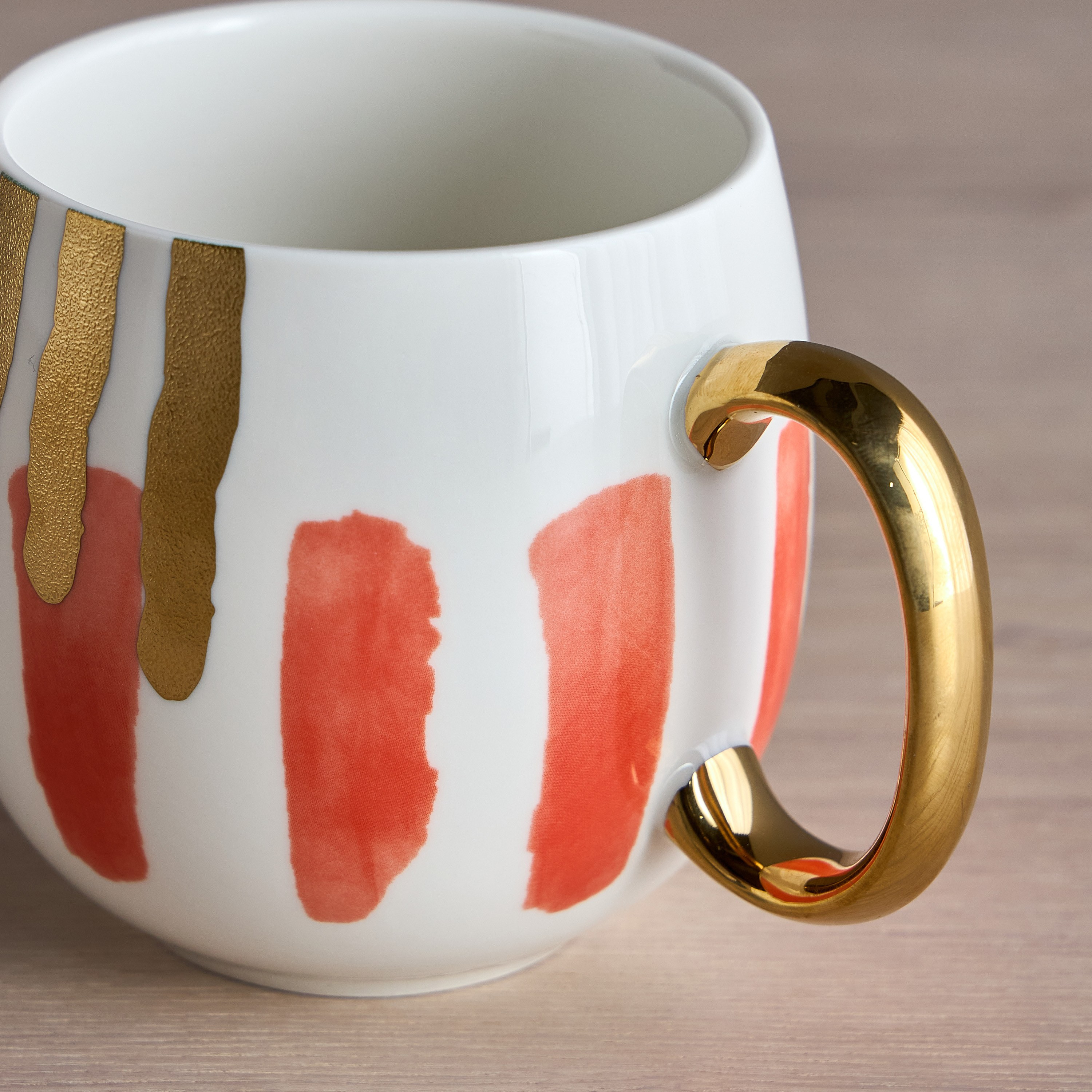 Coral Porcelain Mug - 384 ml-household-dining-teaandcoffee-mugsandcups-image-2