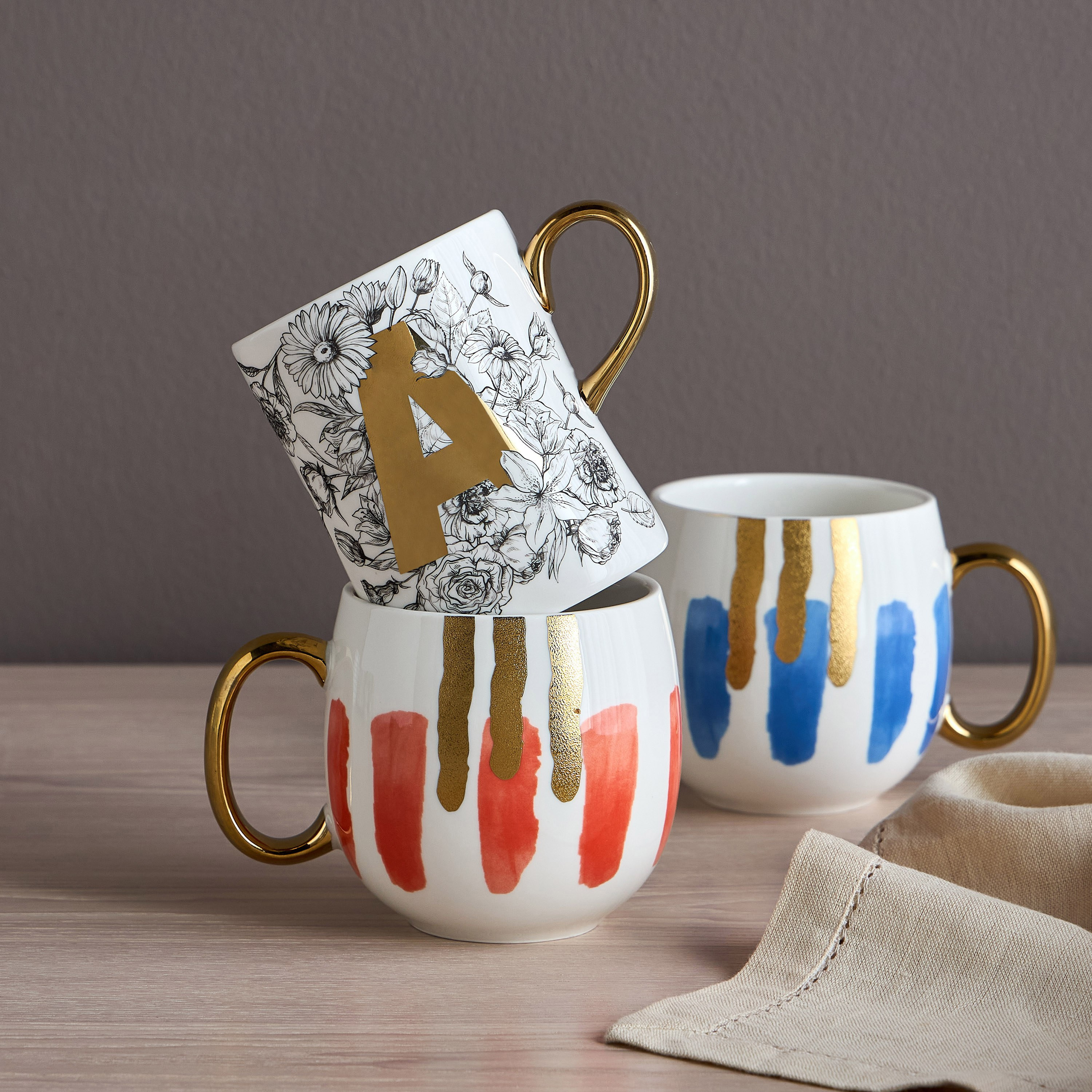 Coral Porcelain Mug - 384 ml-household-dining-teaandcoffee-mugsandcups-image-3