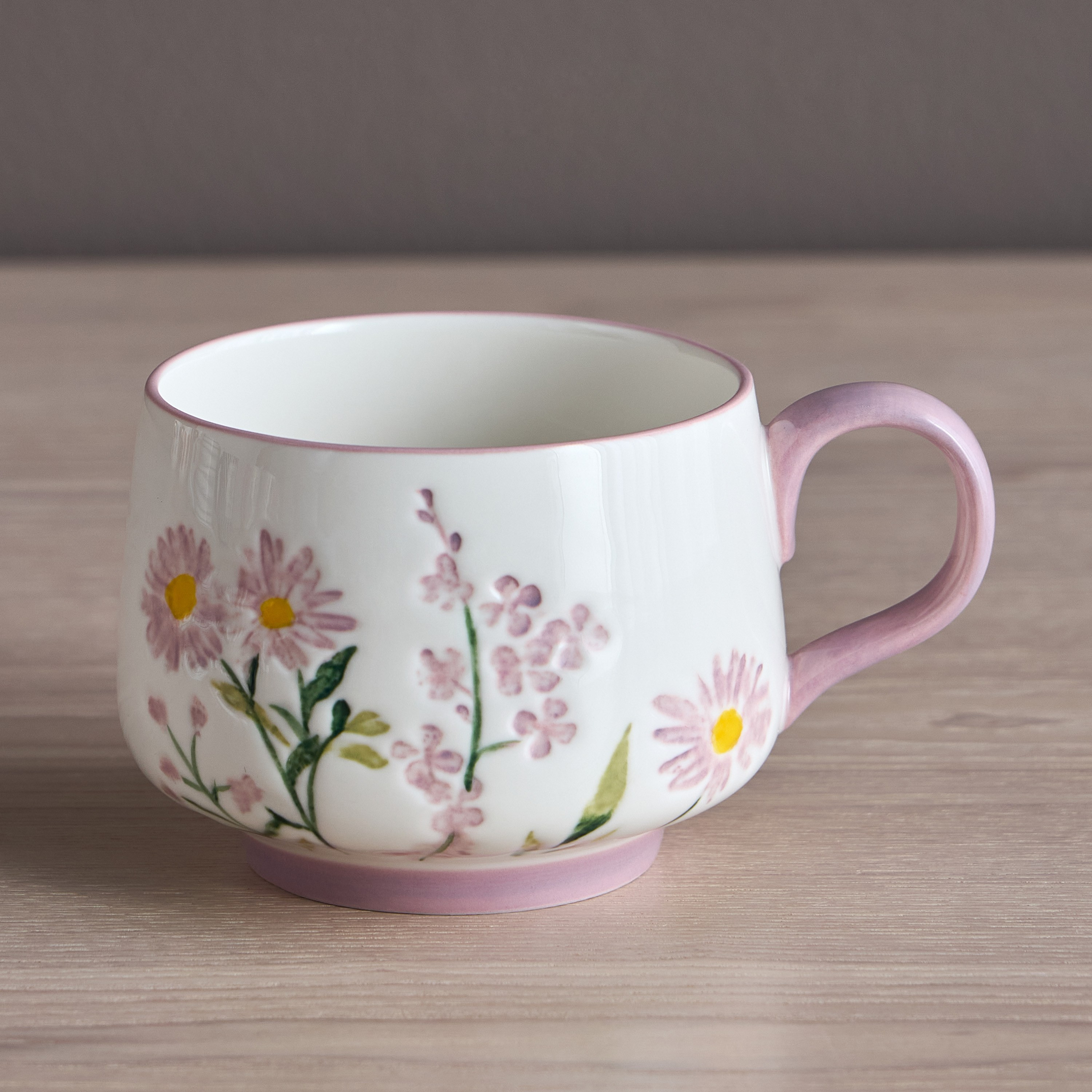Elena Porcelain Mug - 320 ml-household-dining-teaandcoffee-mugsandcups-image-1