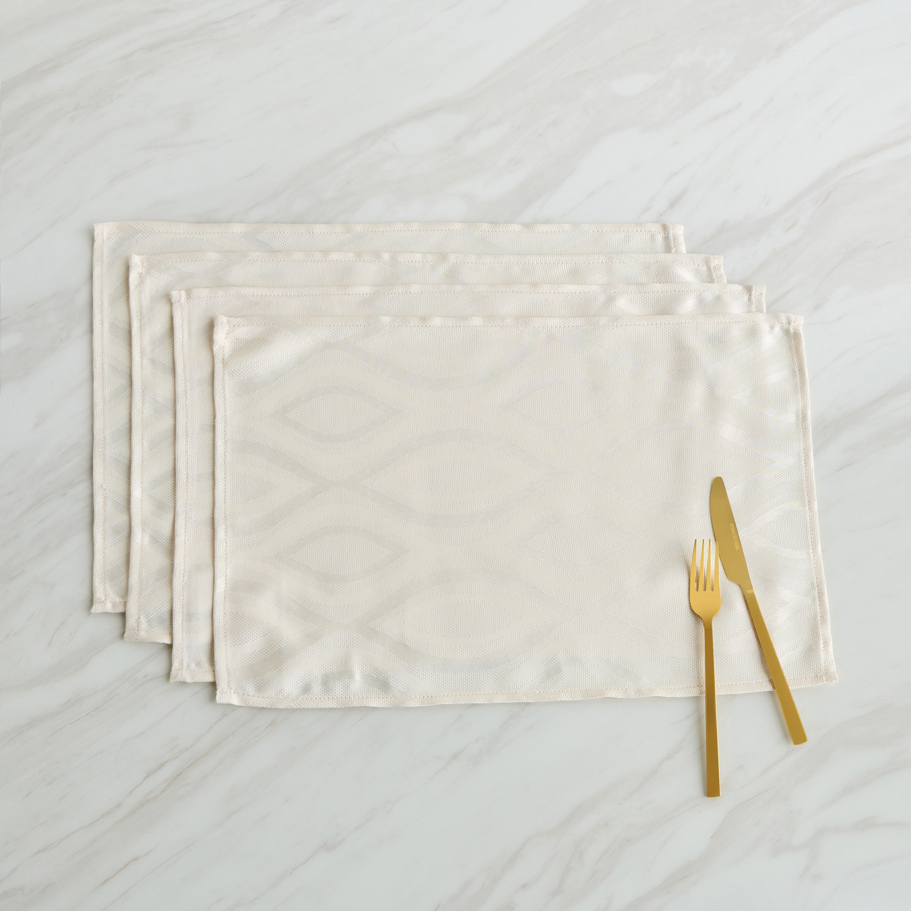 Qubba 4-Piece Placemat Set-household-dining-tablelinen-placemats-image-1