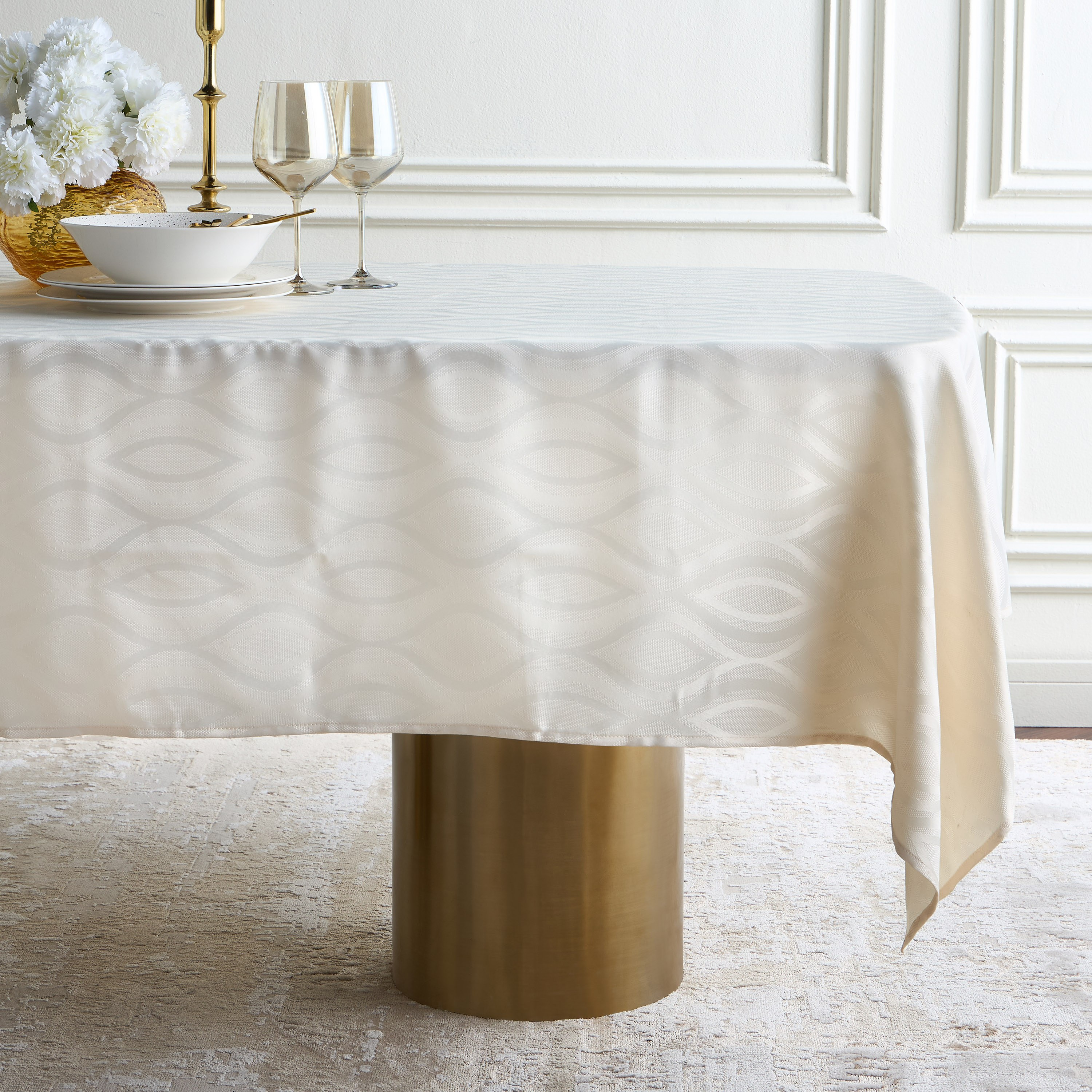 Qubba Table Cover - 180x300 cm-household-dining-tablelinen-runnersandtablecovers-image-1
