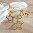 طقم حلقات مناديل مرصعة بالنجوم 4 قطع - 4 سم-household-dining-tablelinen-napkinsandaccessories-image-3