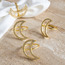 طقم حلقات مناديل 4 قطع بتصميم قمر - 4 سم-household-dining-tablelinen-napkinsandaccessories-image-3